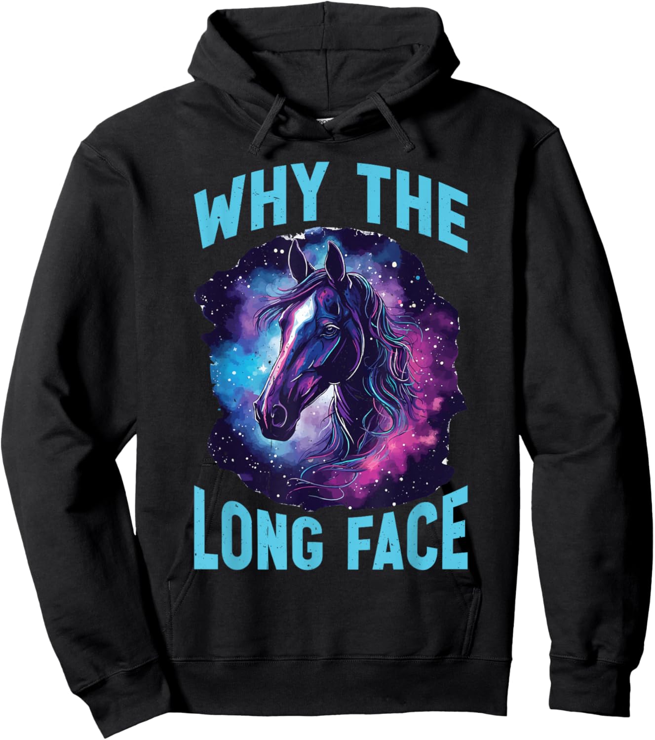 Why The Long Face Hoodie - Hoodie | Black