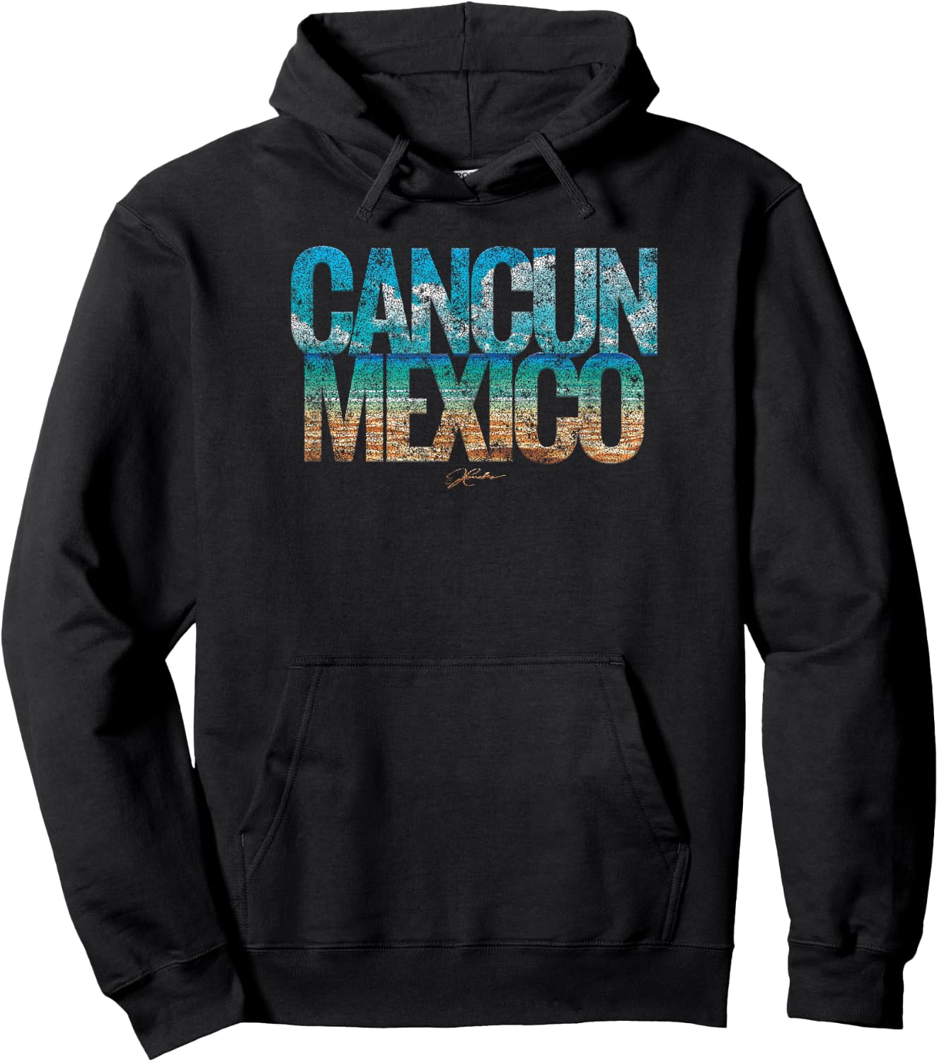 JCombs: Cancun, Mexico, Beach Hoodie - Hoodie | Black