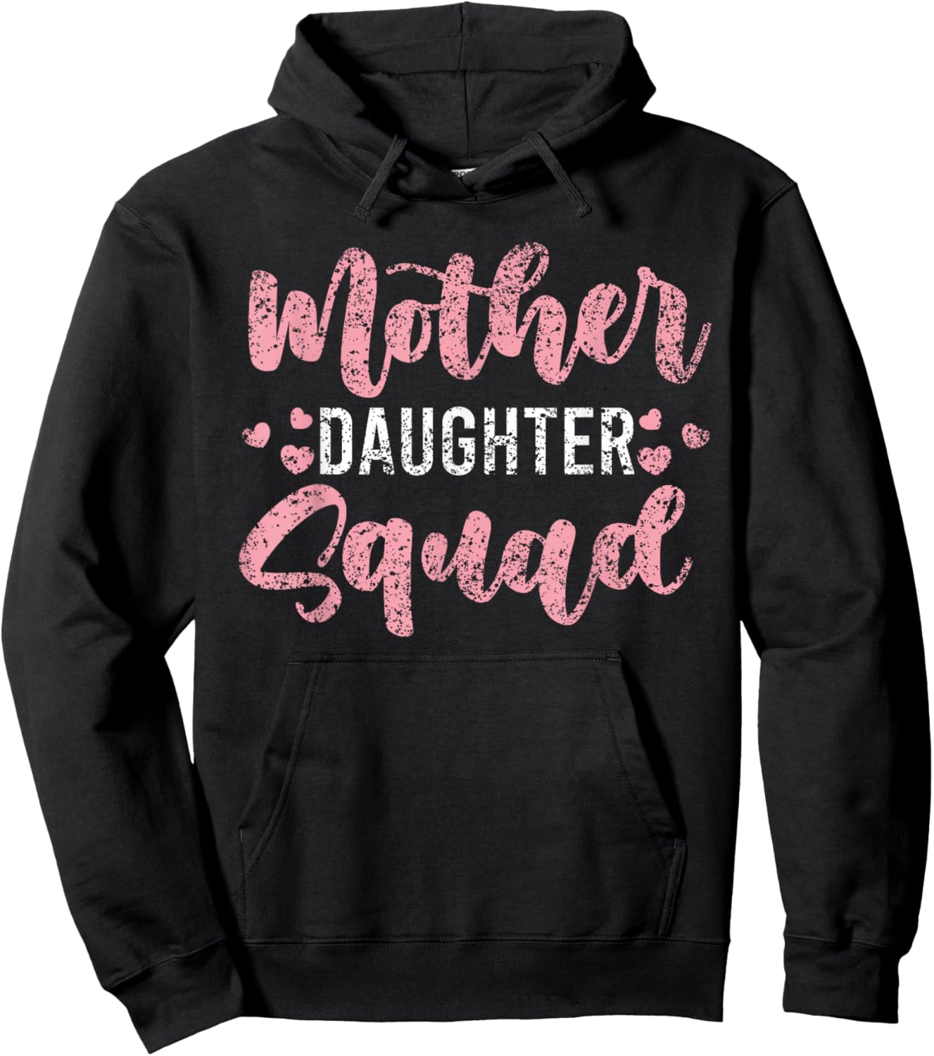 Mother Daughter Squad Mom Matching Mother Daughter Mommy Hoodie - Hoodie | Black