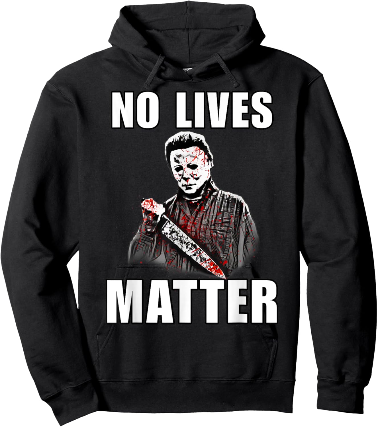 Halloween No Lives Matter Spooky Decor For Scary Halloween Hoodie - Hoodie | Black