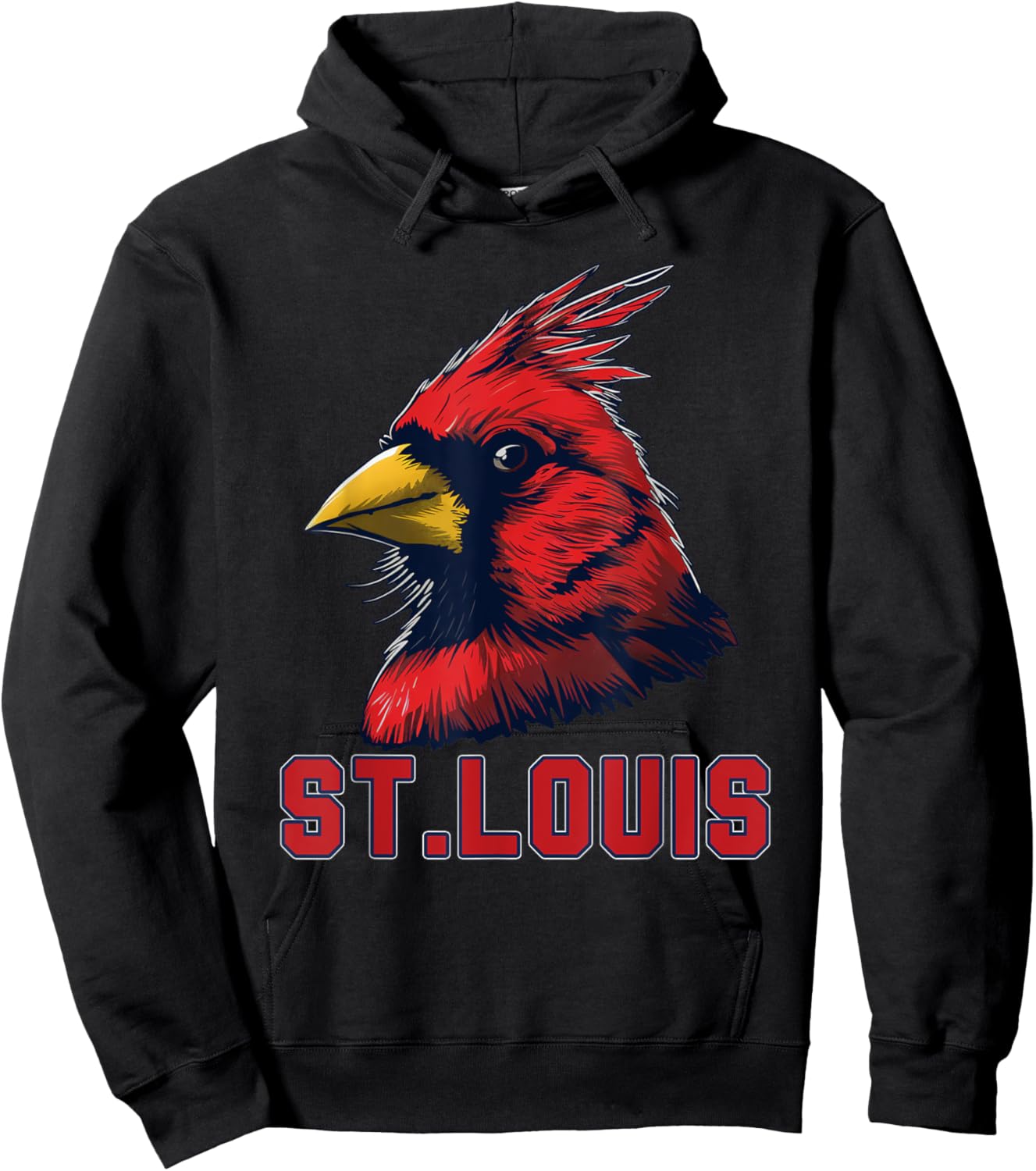Classic St.Louis Vintage Gifts Throwback Design Hoodie - Hoodie | Black