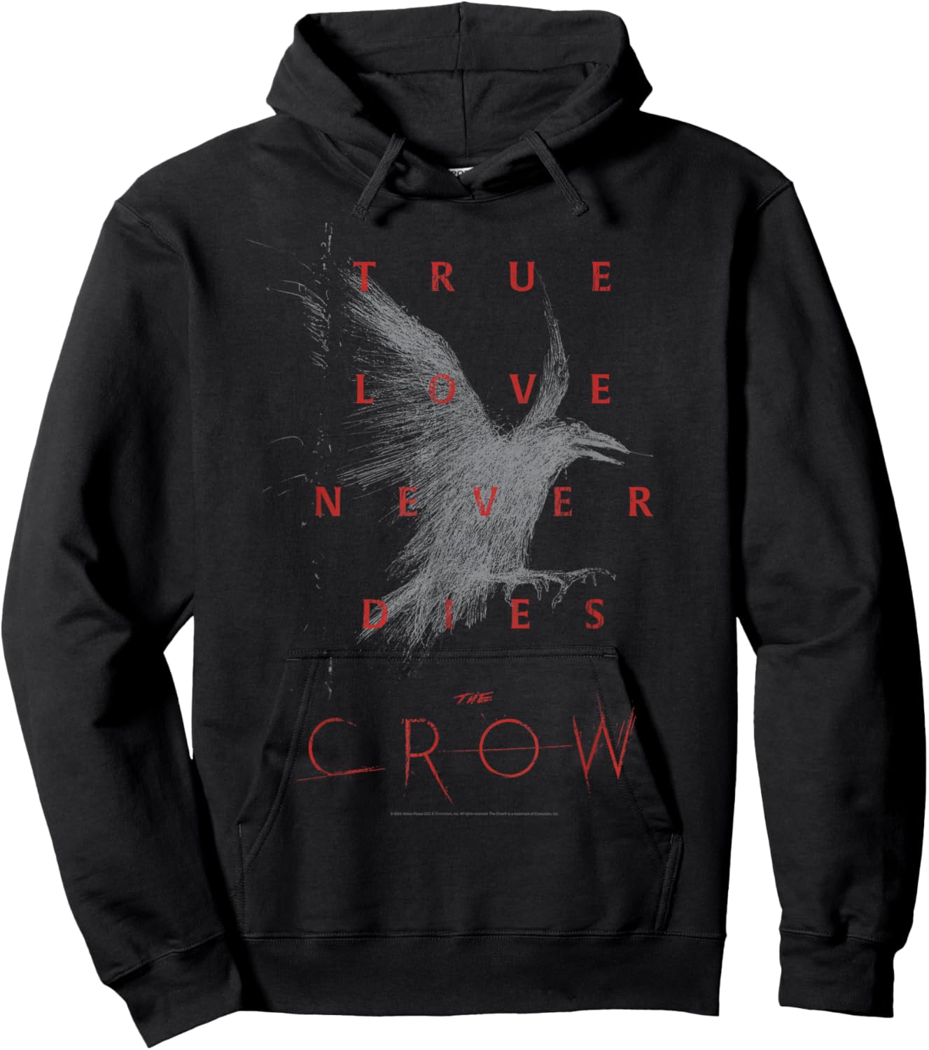 The Crow Official - Movie Themed - Black - Small Hoodie - Hoodie | Black