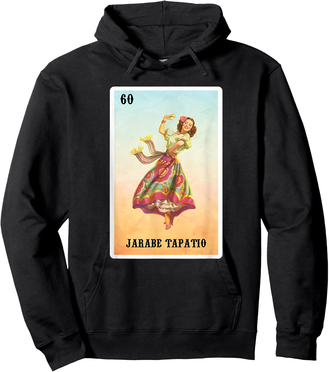 Vintage Mexican Jarabe Tapatio - Mexico Hat Dance Hoodie - Hoodie | Black