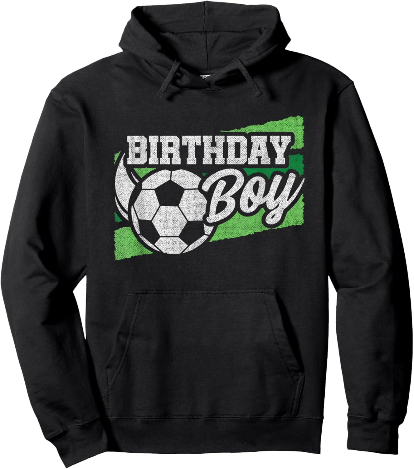 Soccer Party - Kids Soccer Birthday Party - Birthday Boy Hoodie - Hoodie | Black