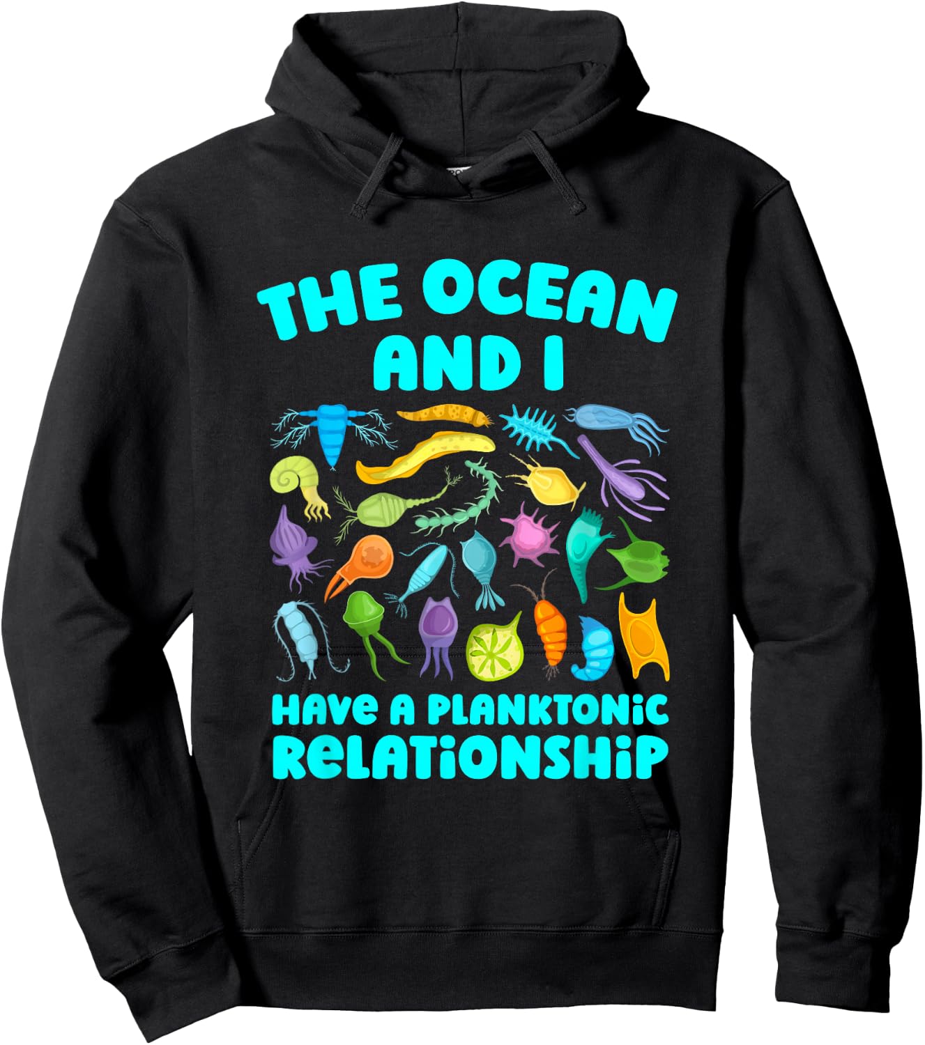 Marine Biologist Plankton Ocean Oceanologist Marine Biology Hoodie - Hoodie | Black