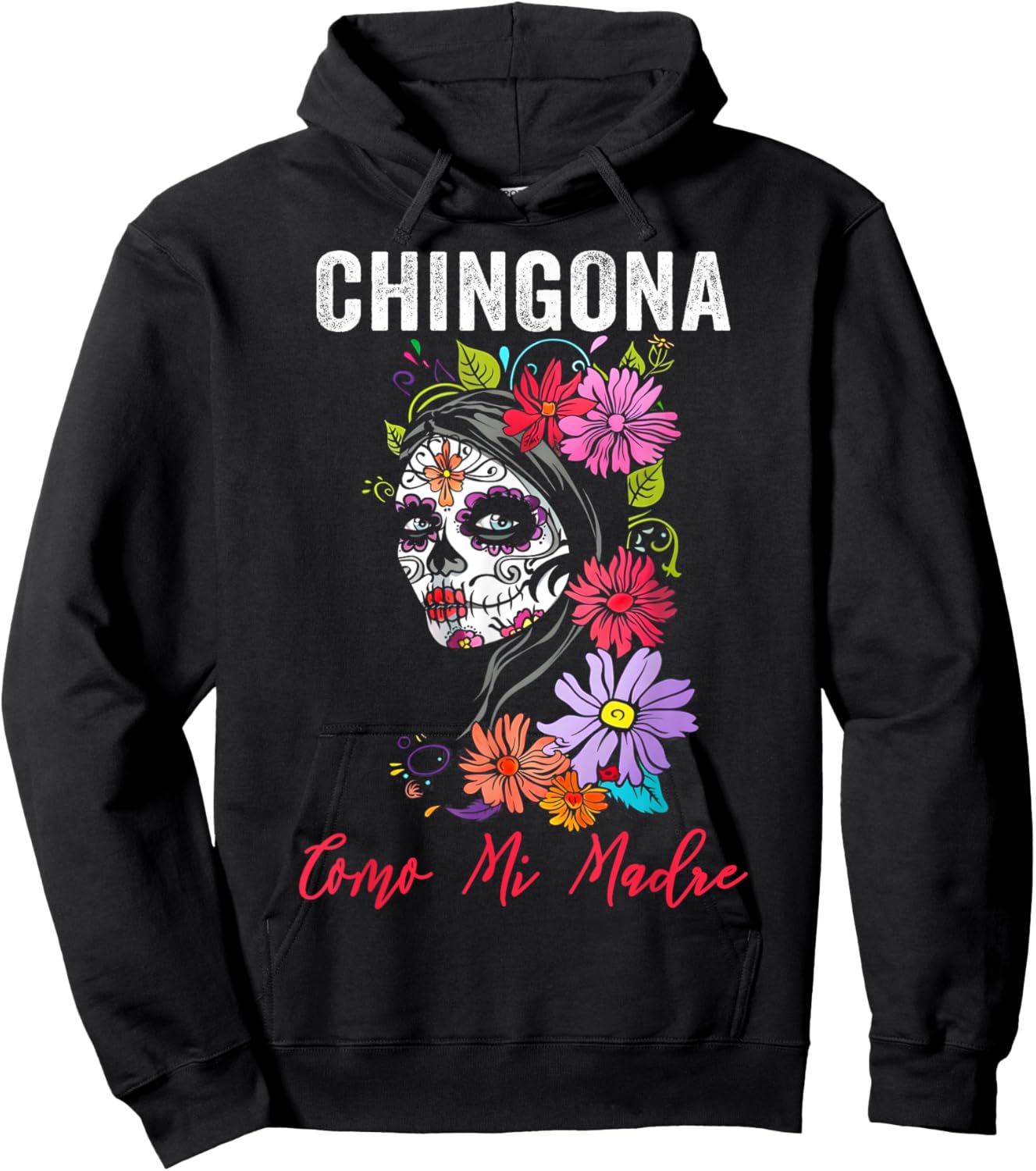 Chingona Como Mi Madre Hoodie - Hoodie | Black