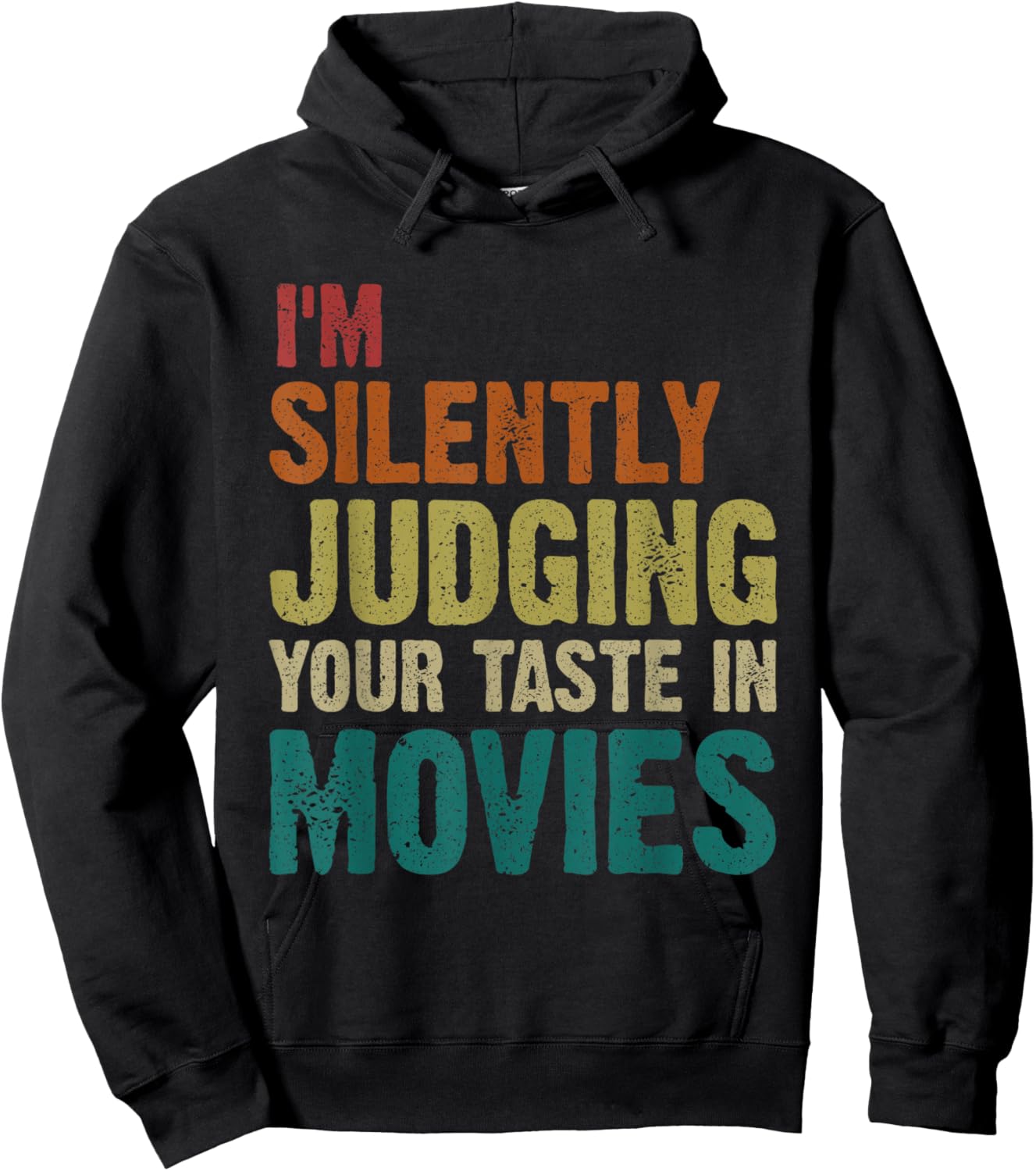 Judging Your Taste in Movies Motion Picture Fan Film Cinema , Small, Black Hoodie - Hoodie | Black