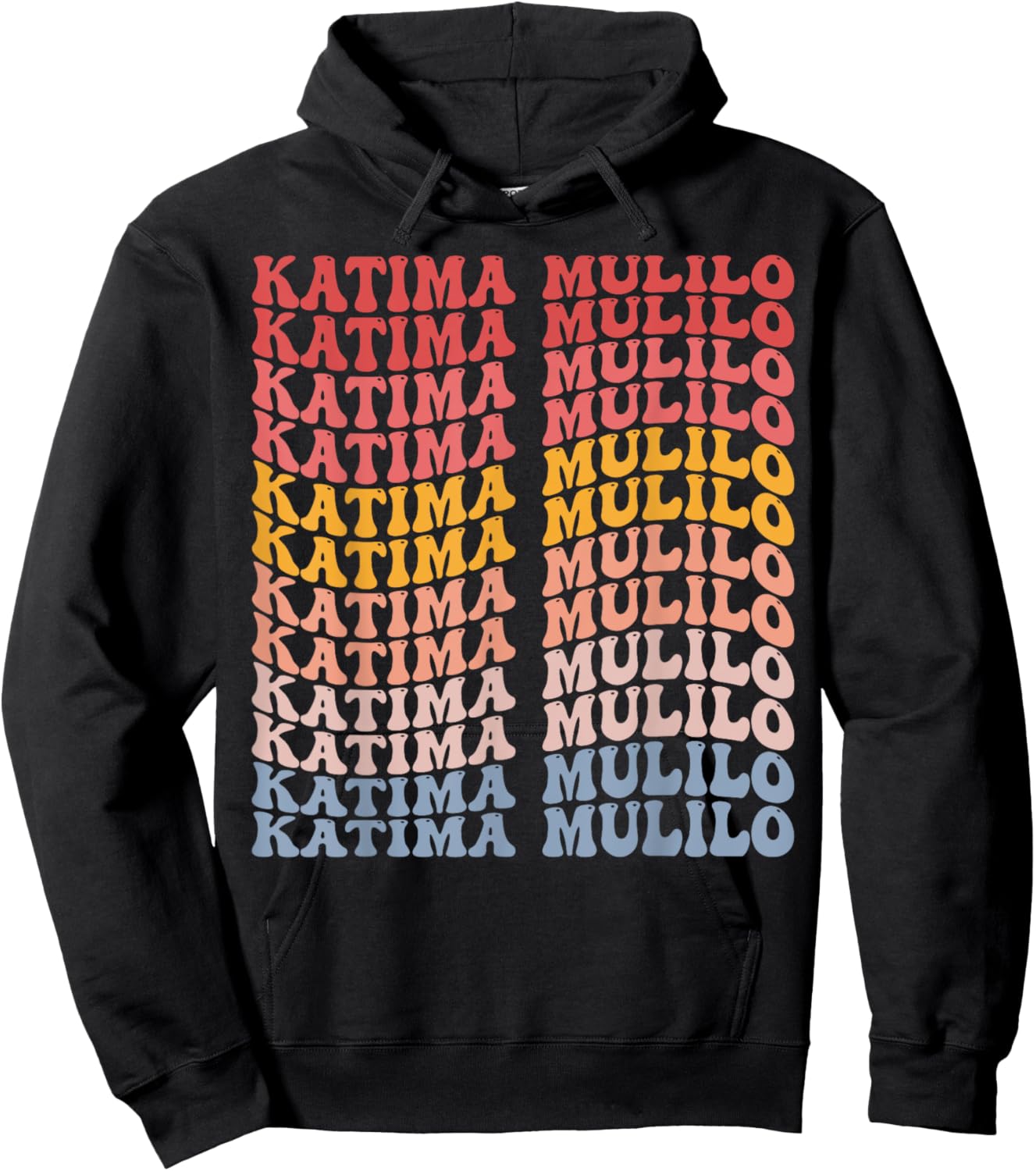 Katima Mulilo City Groovy Retro Hoodie - Hoodie | Black
