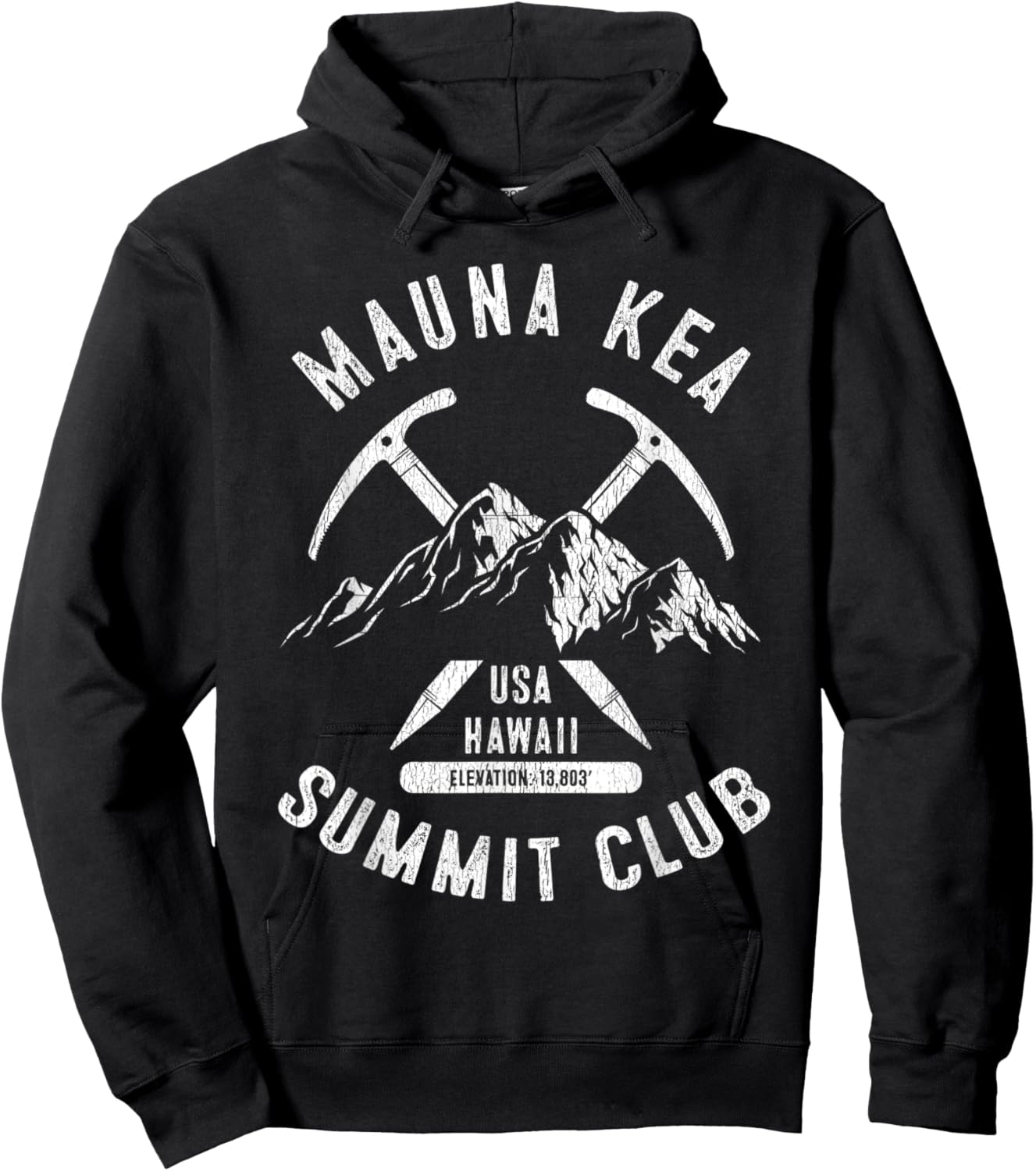 Mauna Kea Summit Club I Climbed Mauna Kea Hawaii Hoodie - Hoodie | Black