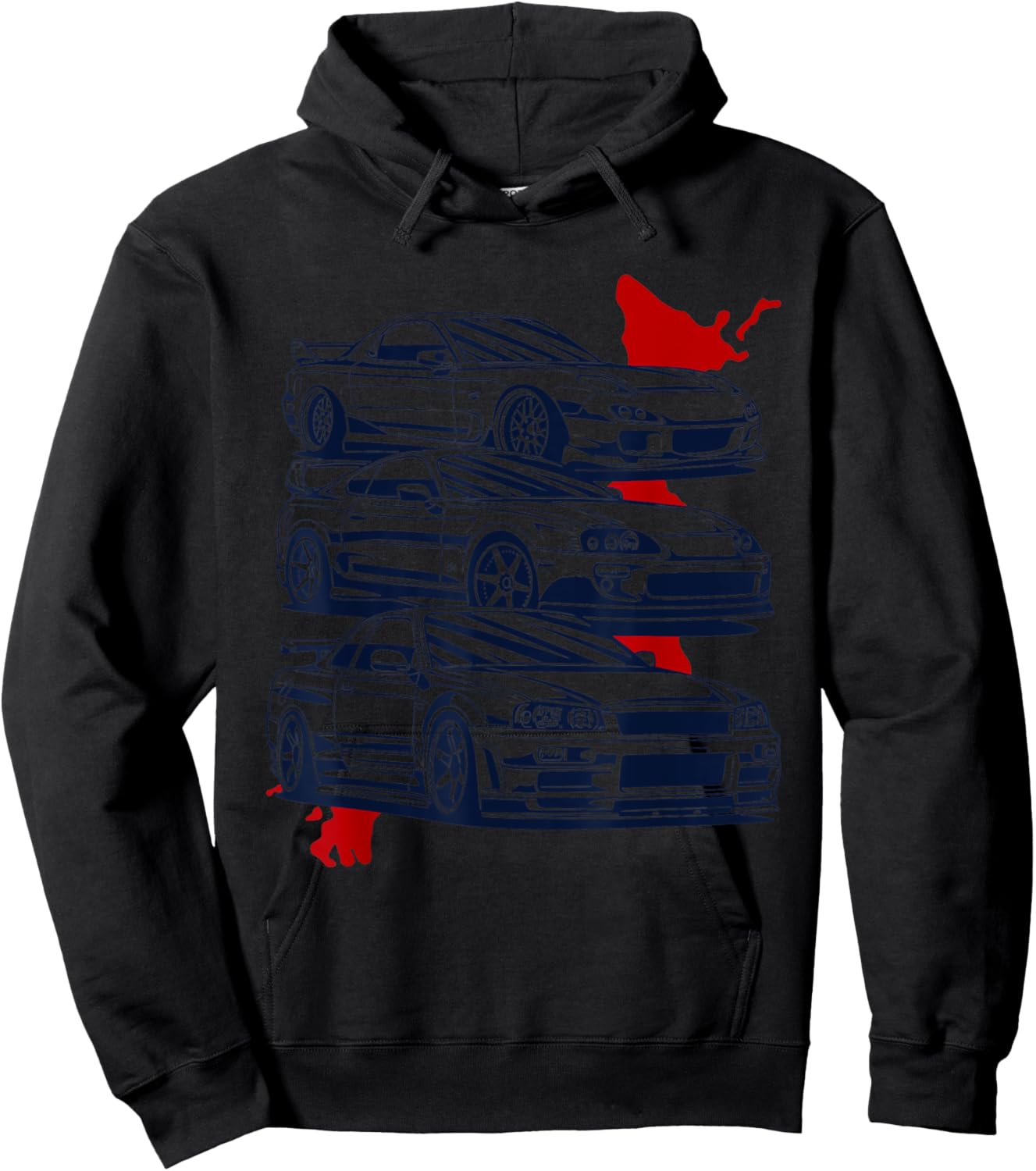 Skyline G T R R33 R34 R32 R35 Japanese Supra JDM Car R X 7 Hoodie - Hoodie | Black
