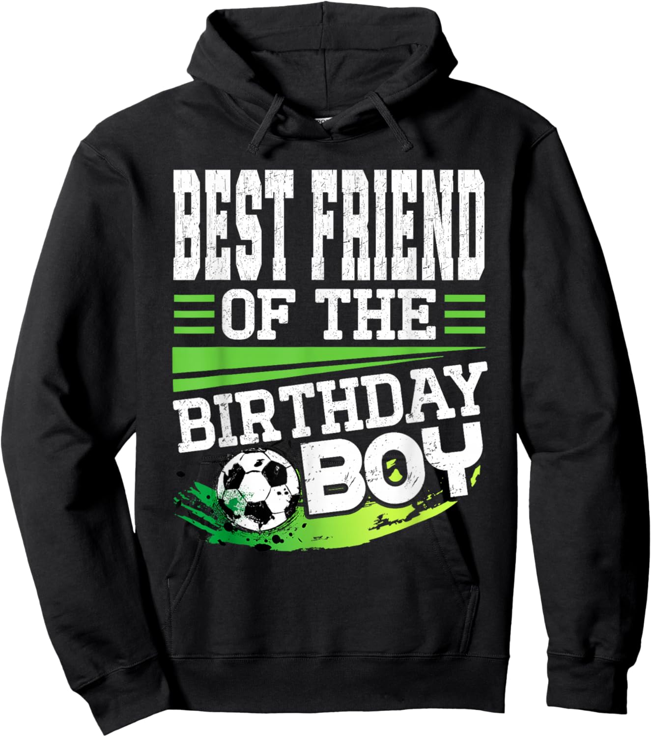 Soccer Birthday Best Friend of the Birthday Boy Soccer Hoodie - Hoodie | Black