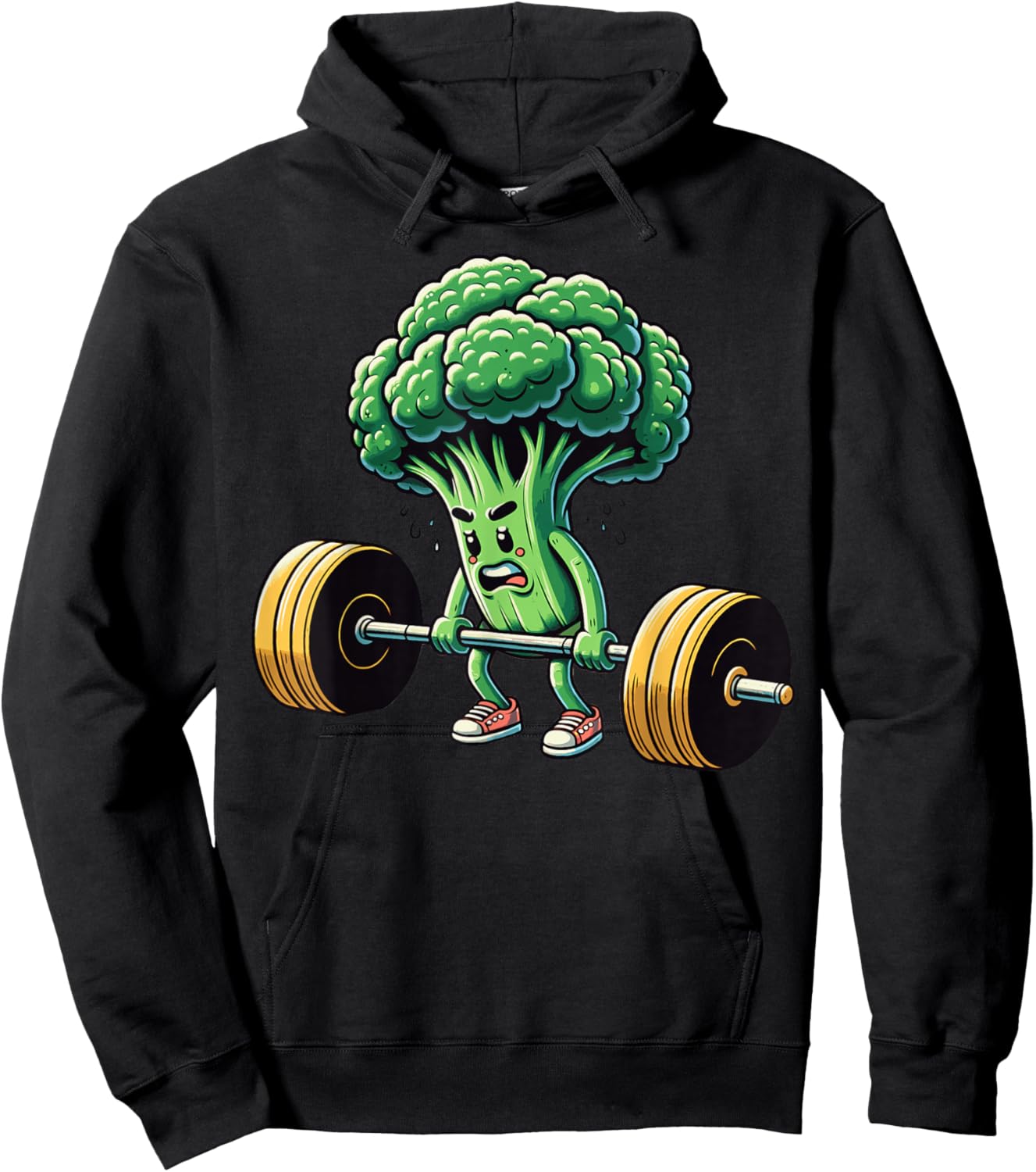 Deadlift Broccoli Gym Fitness Motivation Bodybuilding Hoodie - Hoodie | Black