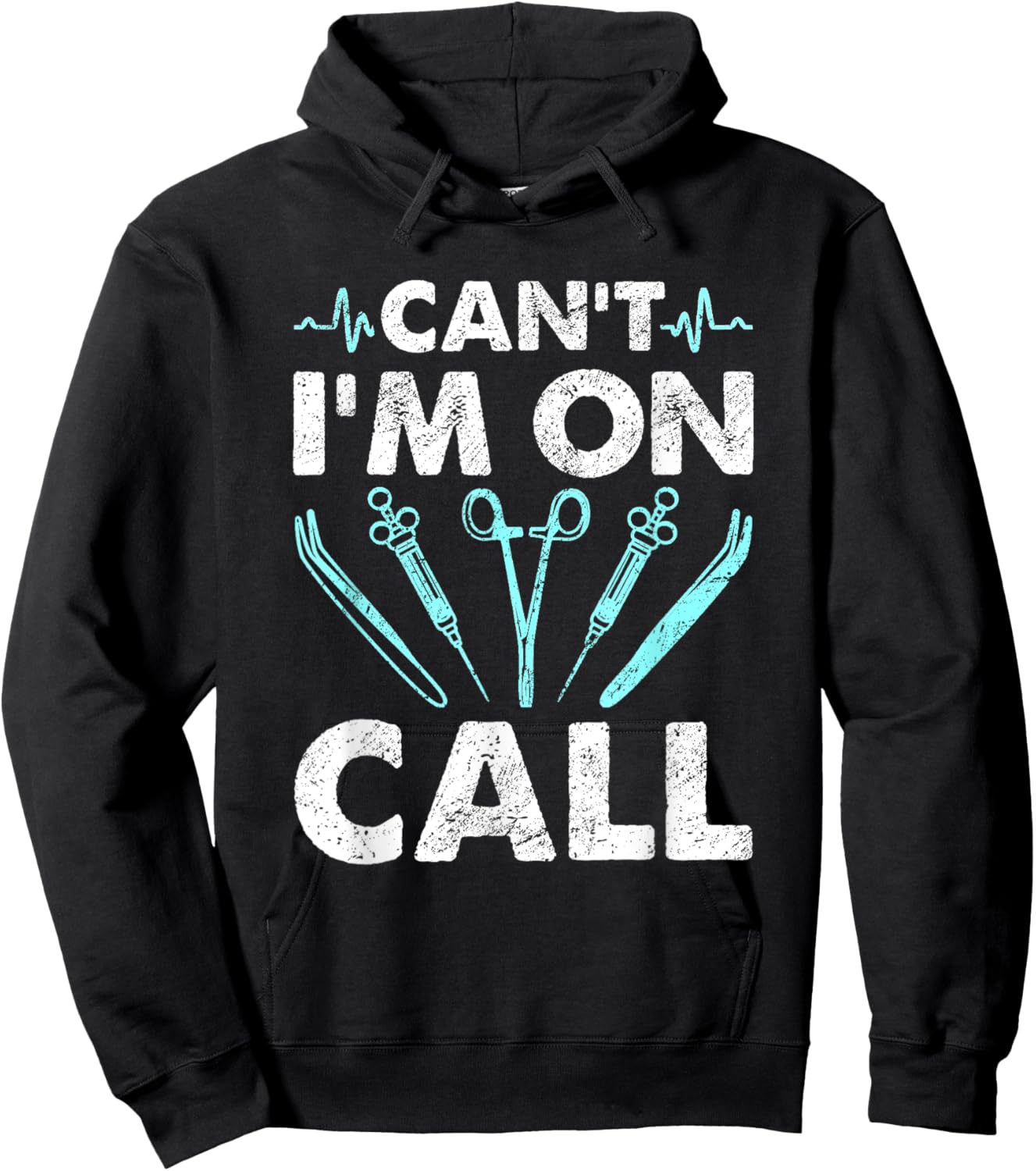 Can´t I´m on call - Funny surgical nurse Hoodie - Hoodie | Black