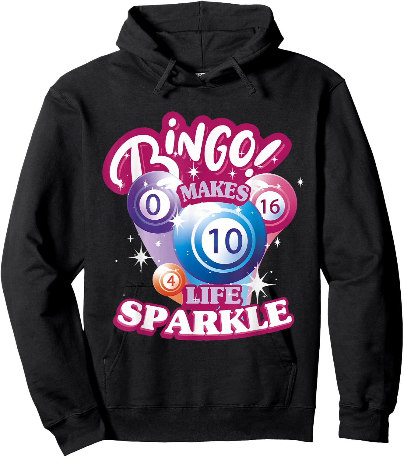 Funny Bingo Women Game Night Bingo Player Hoodie - Hoodie | Black