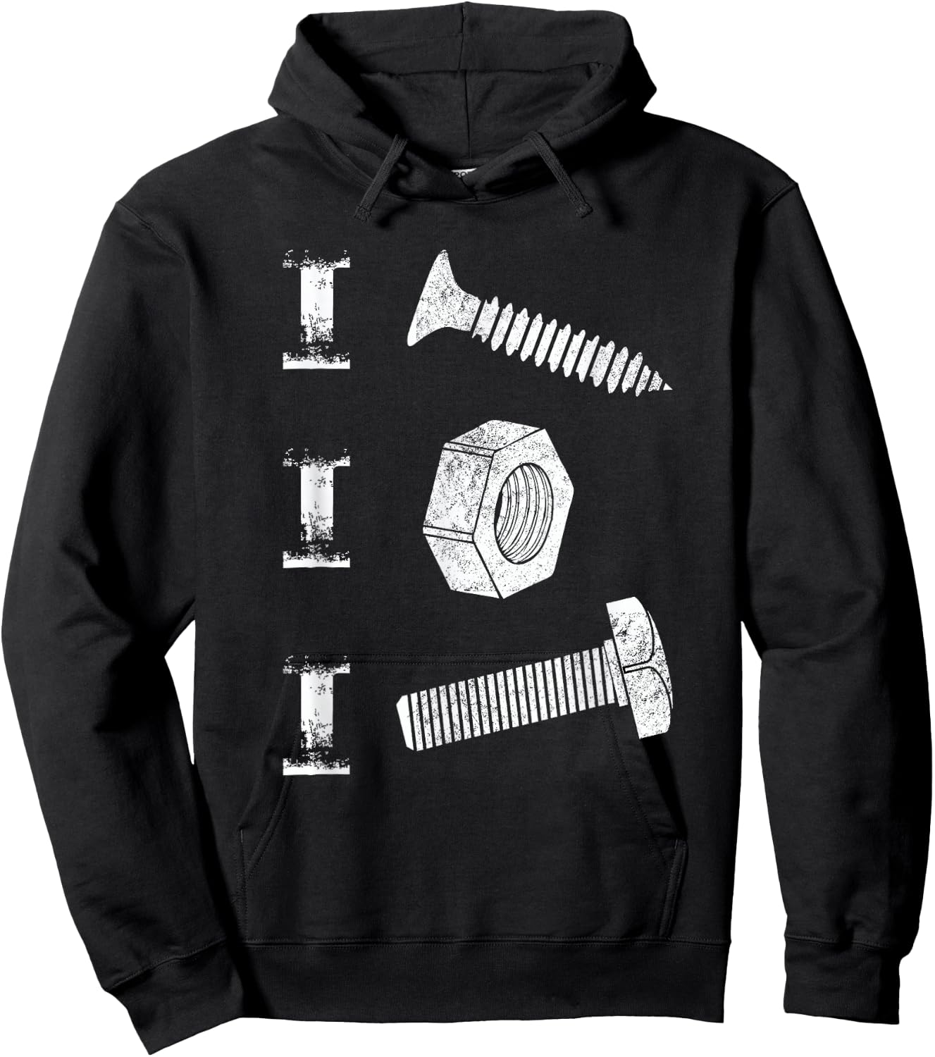 I Screw I Nut I Bolt Proud Car Auto Mechanic Humor Hoodie - Hoodie | Black