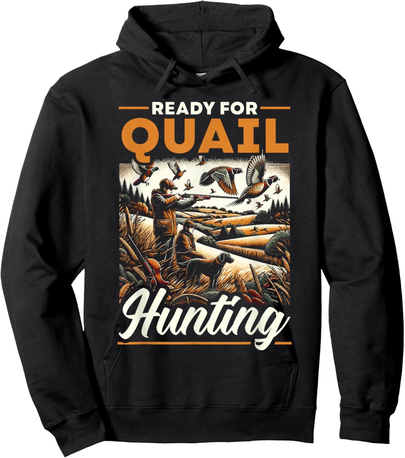Quail Hunting Season Quail Shooting Bird Hunter Hoodie - Hoodie | Black