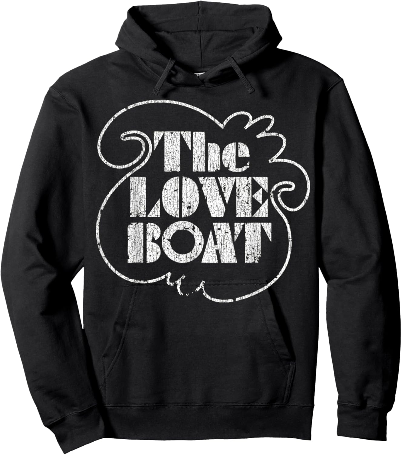 The Love Vintage Boat 80s Tv 2 Hoodie - Hoodie | Black