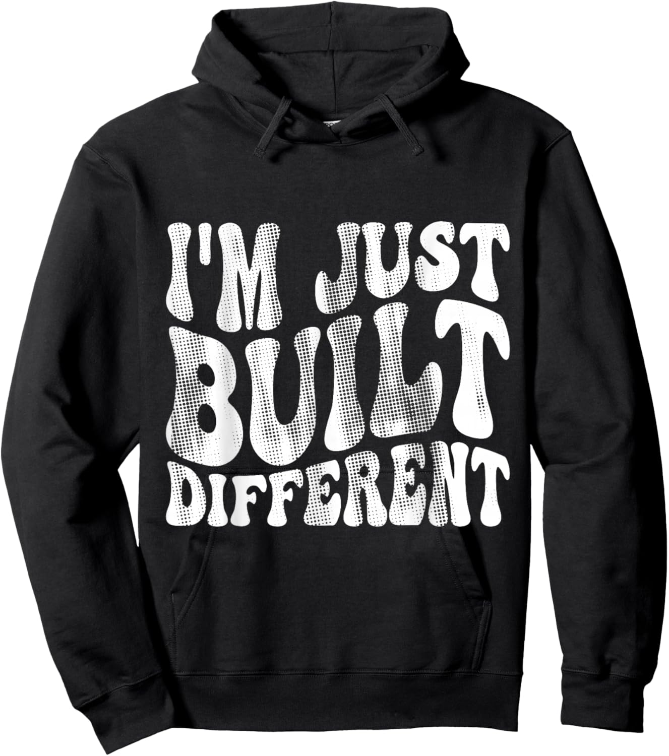 I'm Just Built Different Hoodie - Hoodie | Black