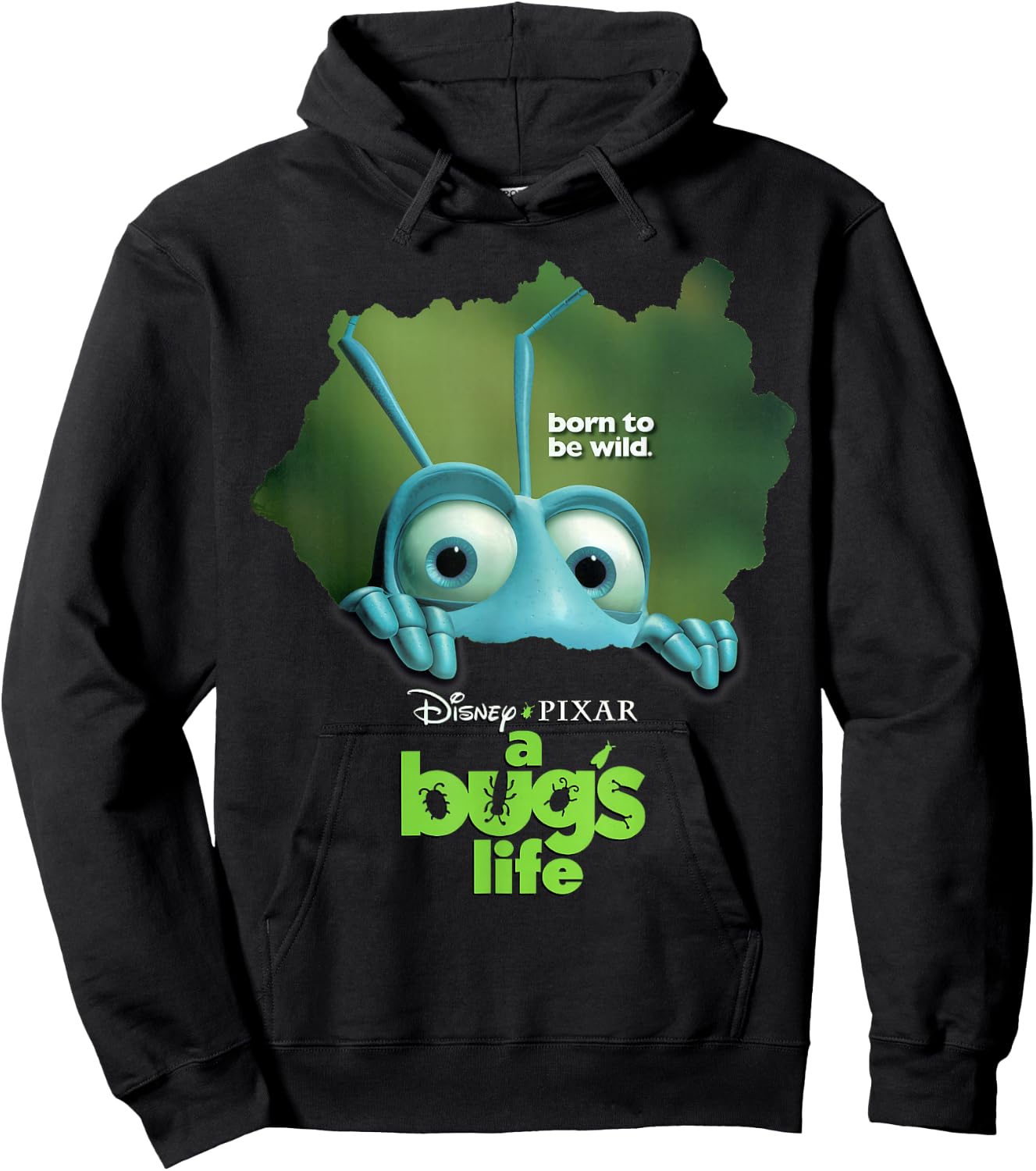 Disney Pixar A Bug's Life Flik Movie Poster Graphic Hoodie - Hoodie | Black