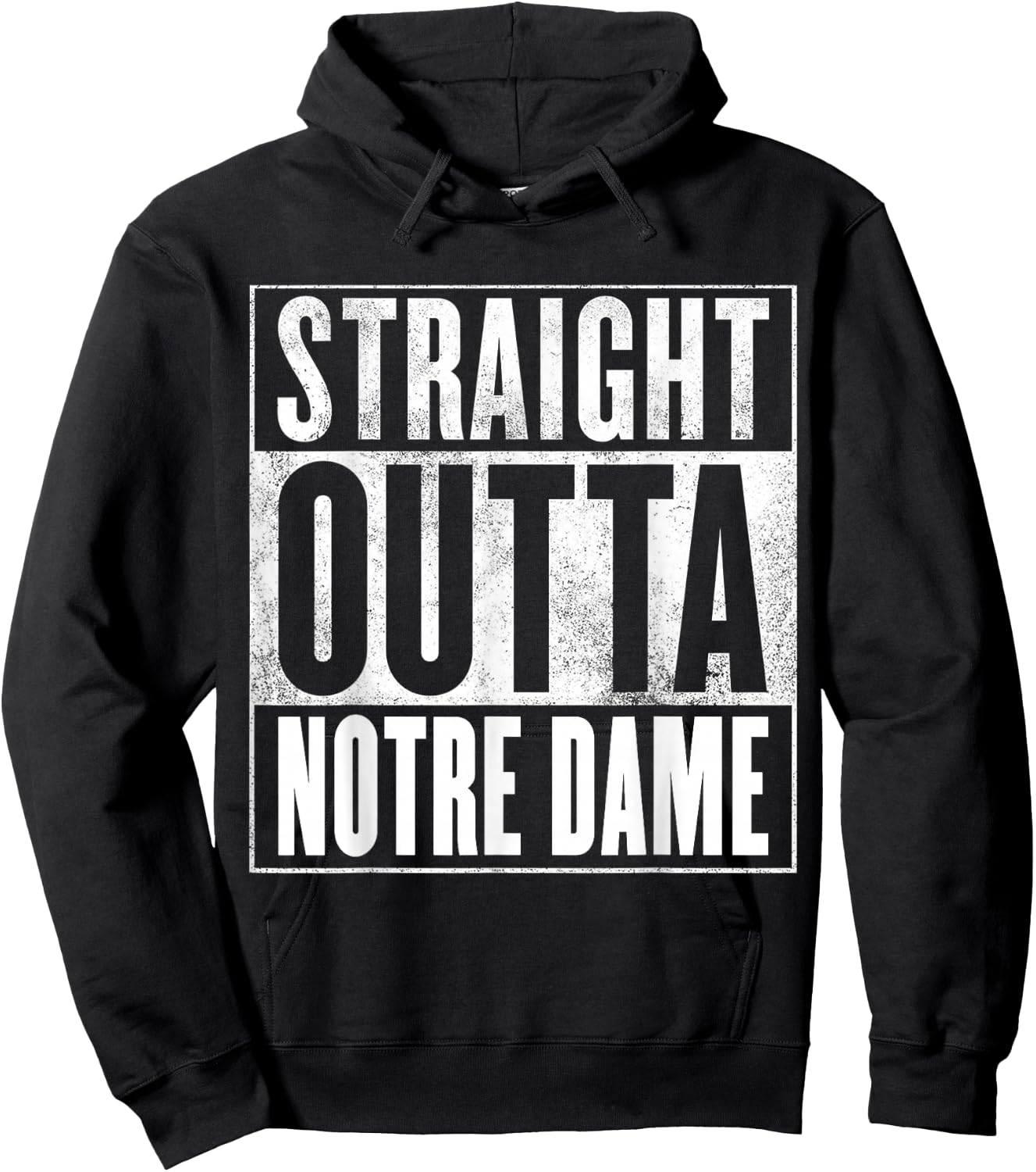 Notre Dame - Straight Outta Notre Dame Hoodie - Hoodie | Black