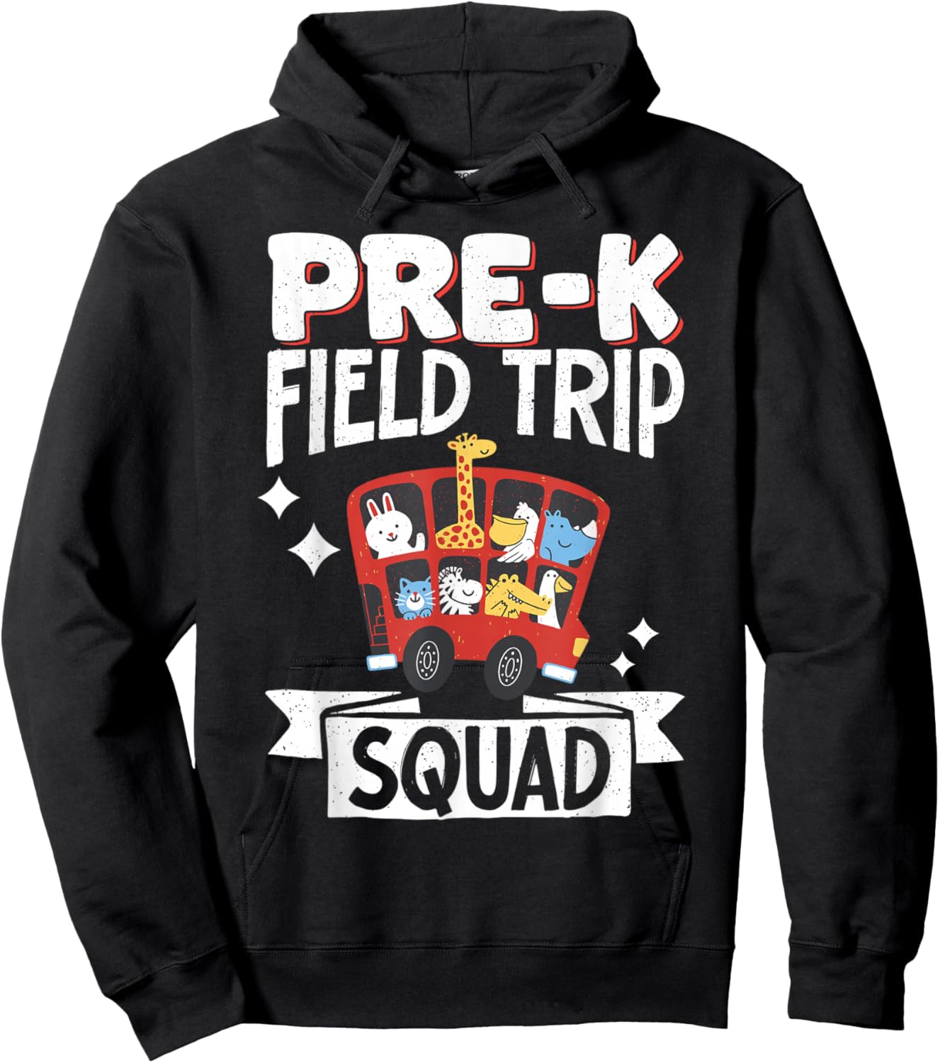 Pre-K Field Trip Squad Hoodie - Hoodie | Black