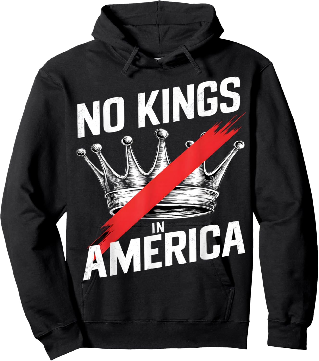 No Kings in America Court Ruling Protest Save Democracy Hoodie - Hoodie | Black