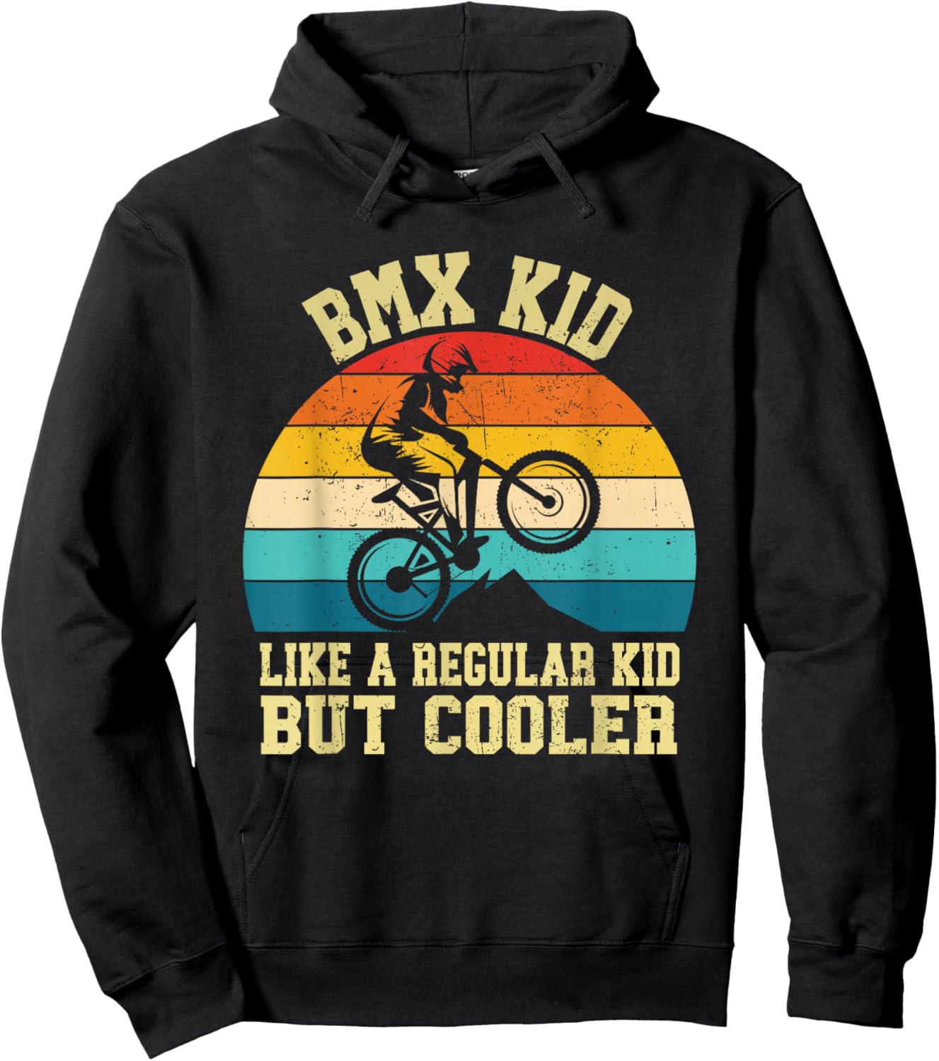 Cool BMX For Kids Boys Men BMX Racing Off Road Bike Riders Hoodie - Hoodie | Black