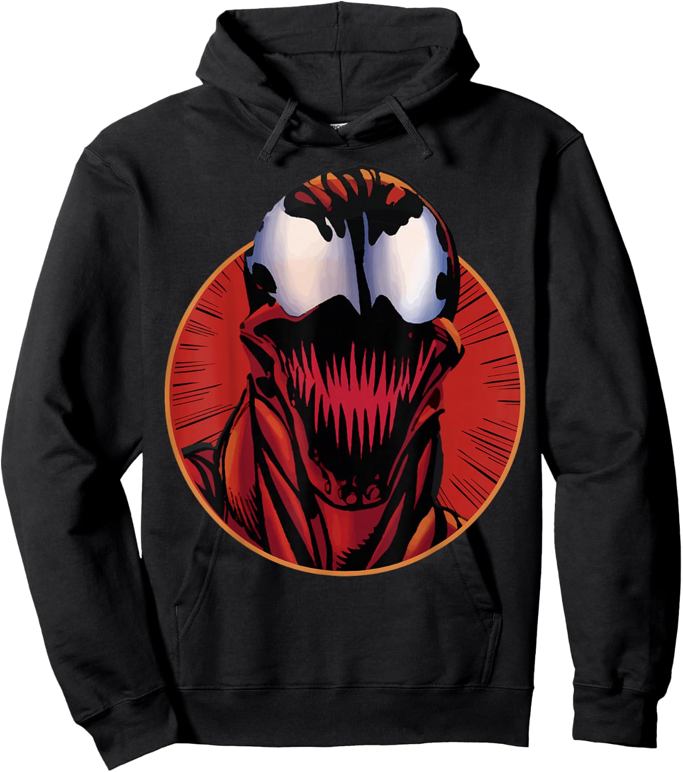 Marvel Carnage Big Face Hoodie - Hoodie | Black