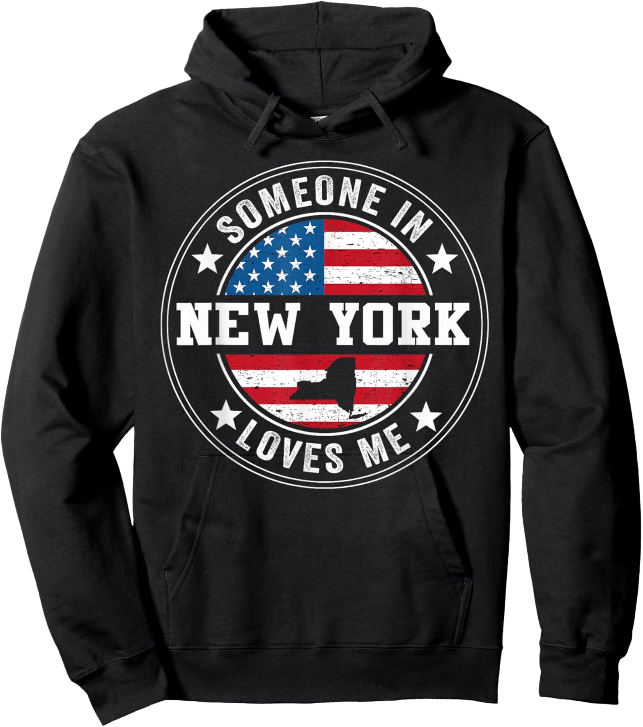 Someone In New York Loves Me Hoodie - Hoodie | Black