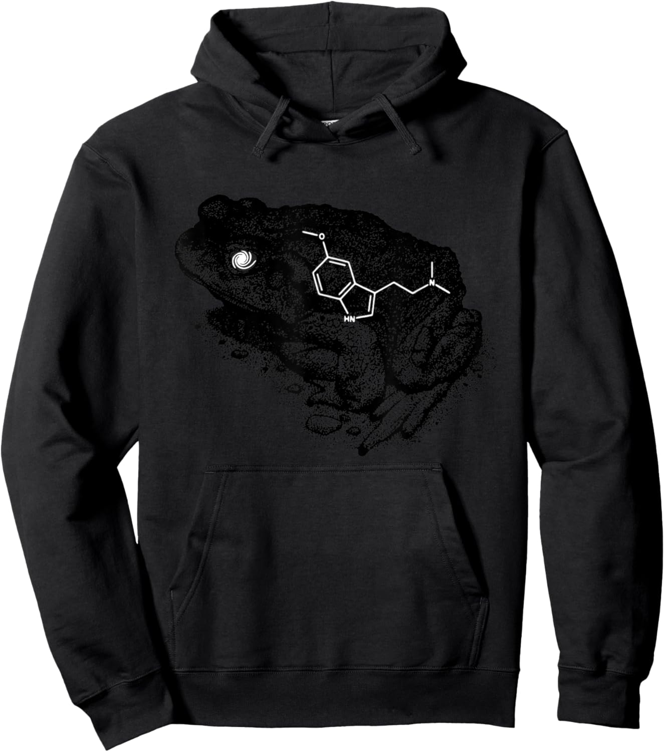 Bufo Alvarius Colorado River Toad Apparel Sonoran Desert Toad Hoodie - Hoodie | Black