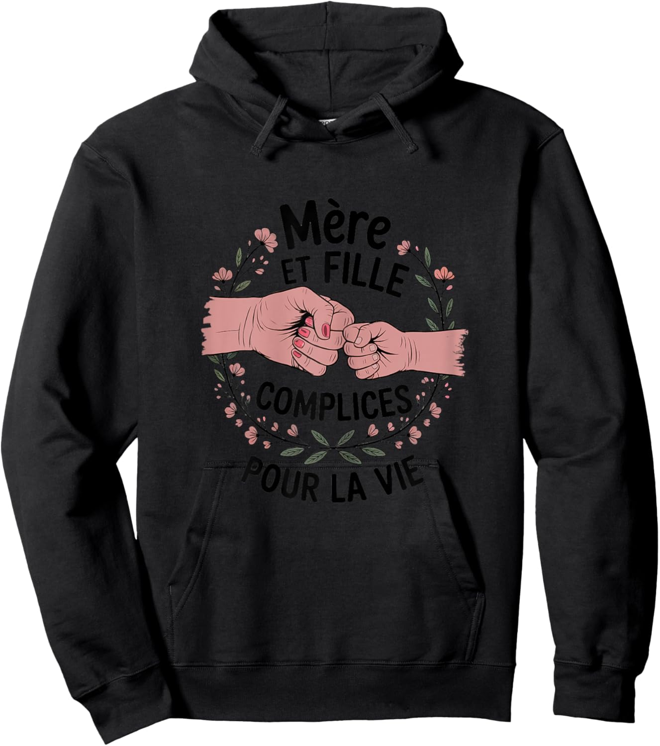 Mother And Daughter Accomplices For Life Gift Mother's Day , Black, S Hoodie - Hoodie | Black