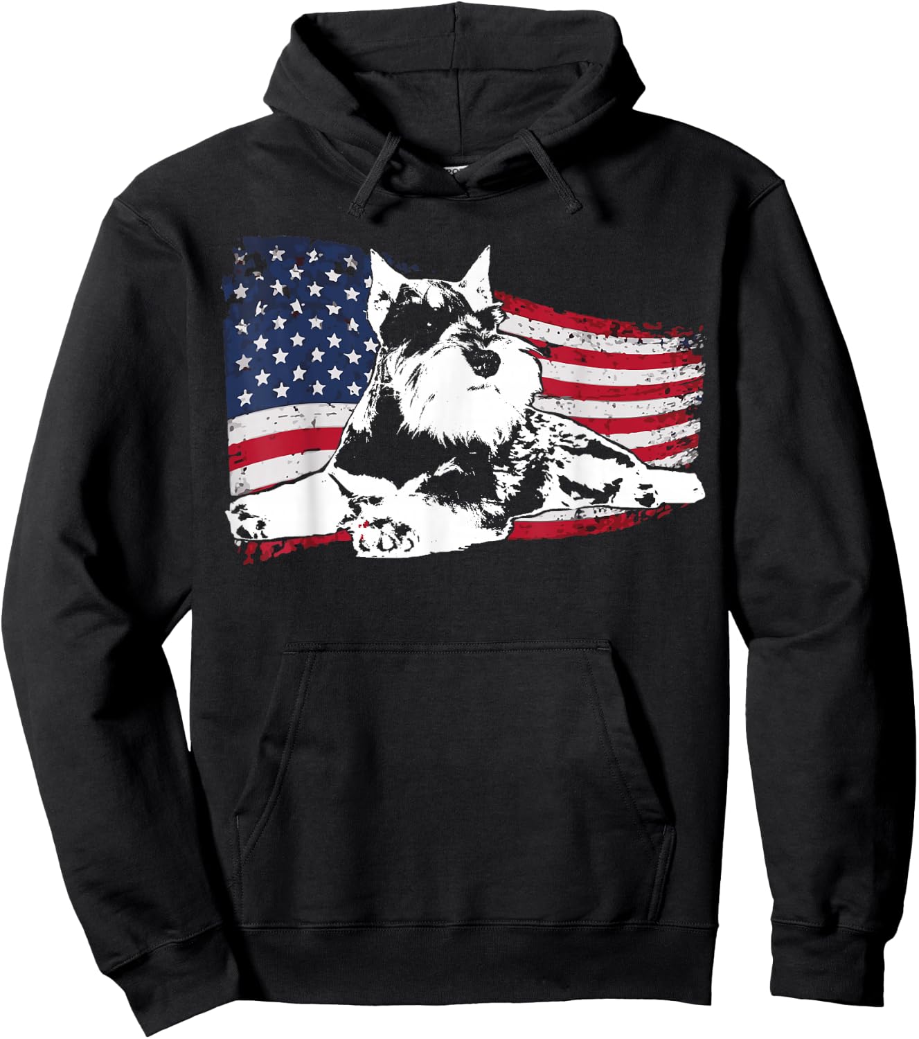 Schnauzer Medium Schnauzer and Standard Schnauzer Hoodie - Hoodie | Black