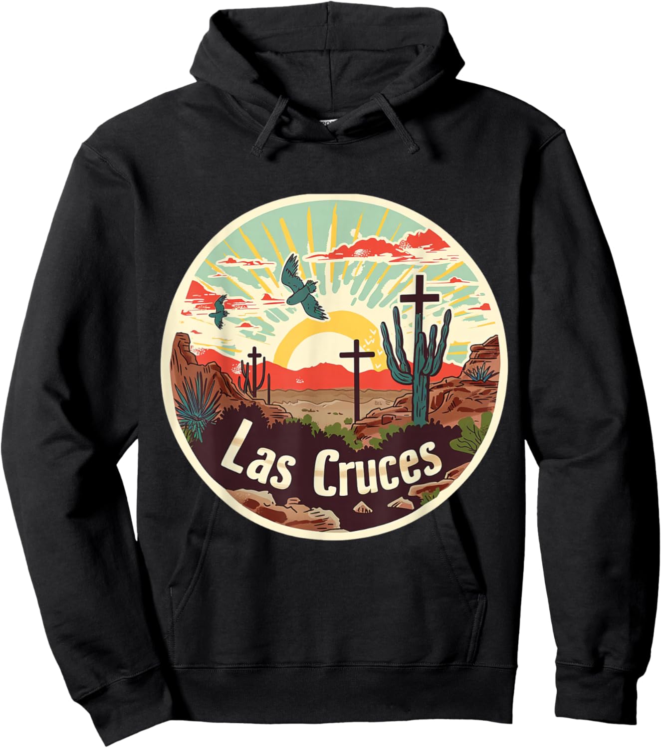 Las Cruces City of the Crosses New Mexico NM ABQ Desert Hoodie - Hoodie | Black
