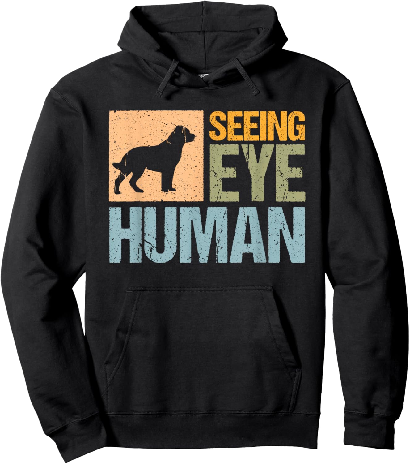 Seeing Eye Human Blind Human Hoodie - Hoodie | Black