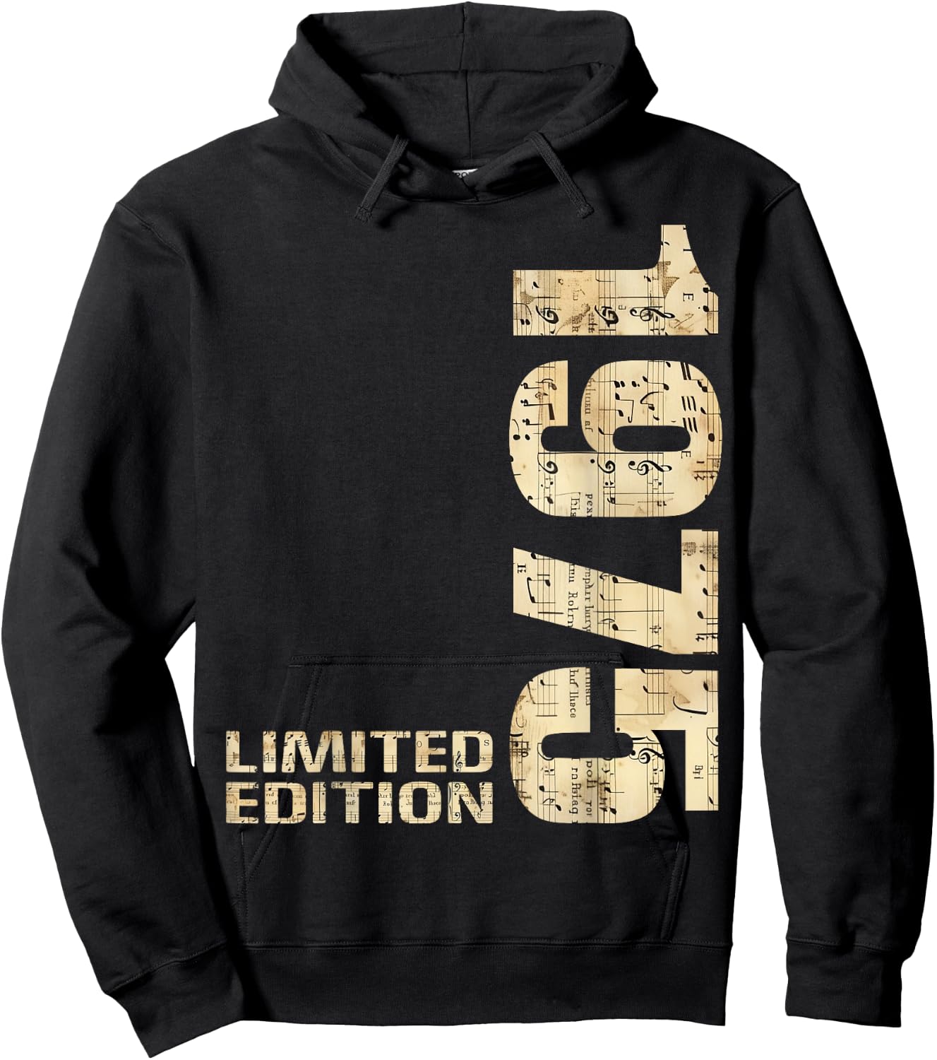 50th Birthday 1975 Limited Edition 50 Man Woman Hoodie - Hoodie | Black