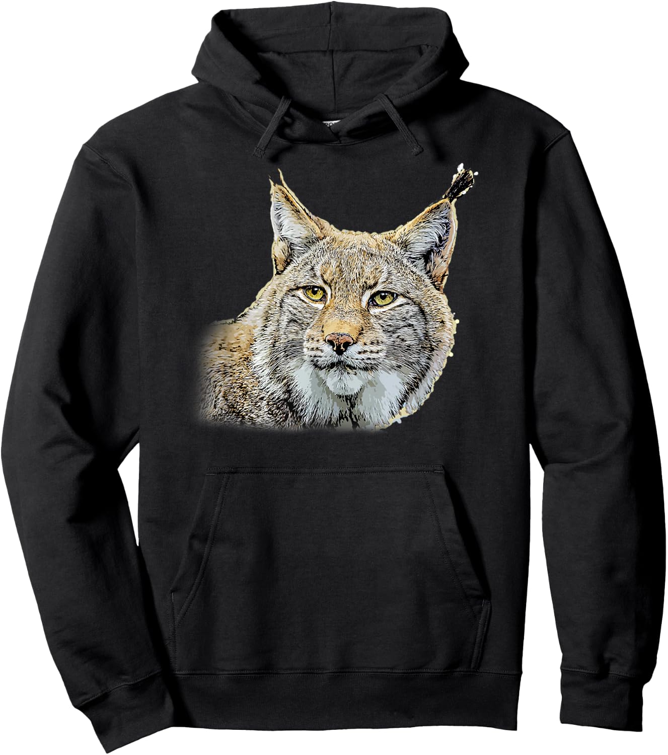 Lynx design lynxes wild cats gift Hoodie - Hoodie | Black
