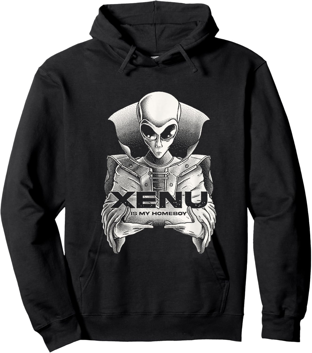 Funny Scientology Xenu Is My Homeboy Alien Scientologists Hoodie - Hoodie | Black