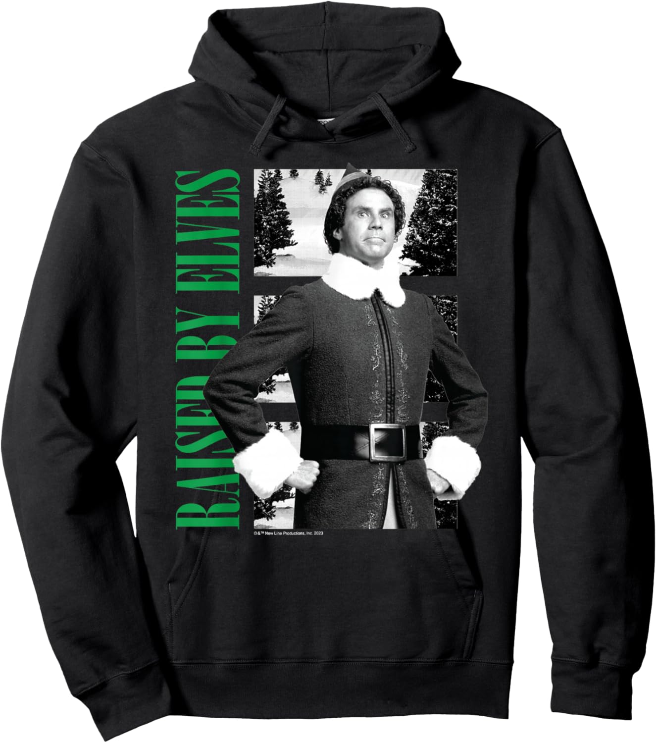 Elf - Raised By Elves Hoodie - Hoodie | Black
