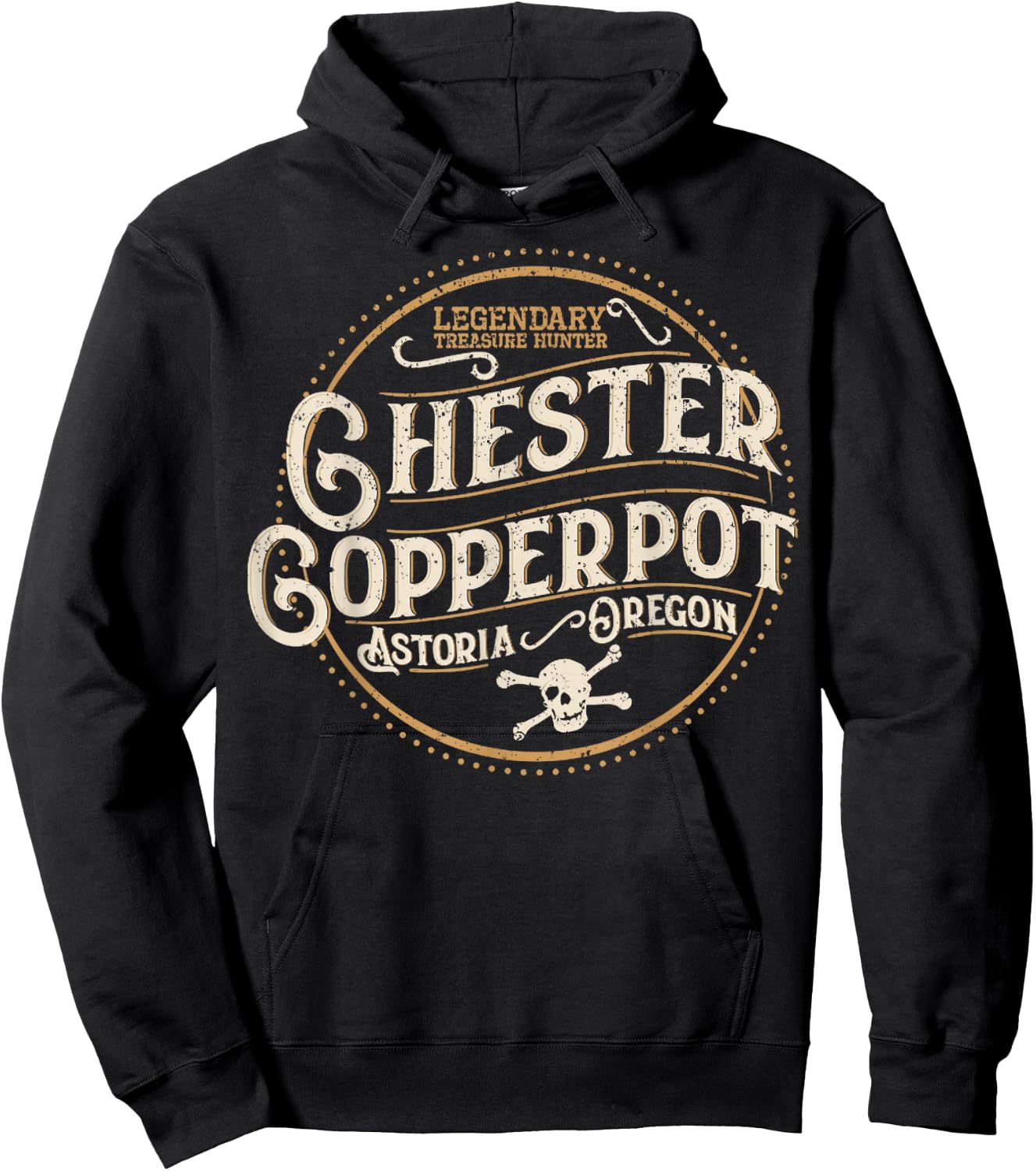Vintage Chester Copperpot Legendary Treasure Hunter Hoodie - Hoodie | Black