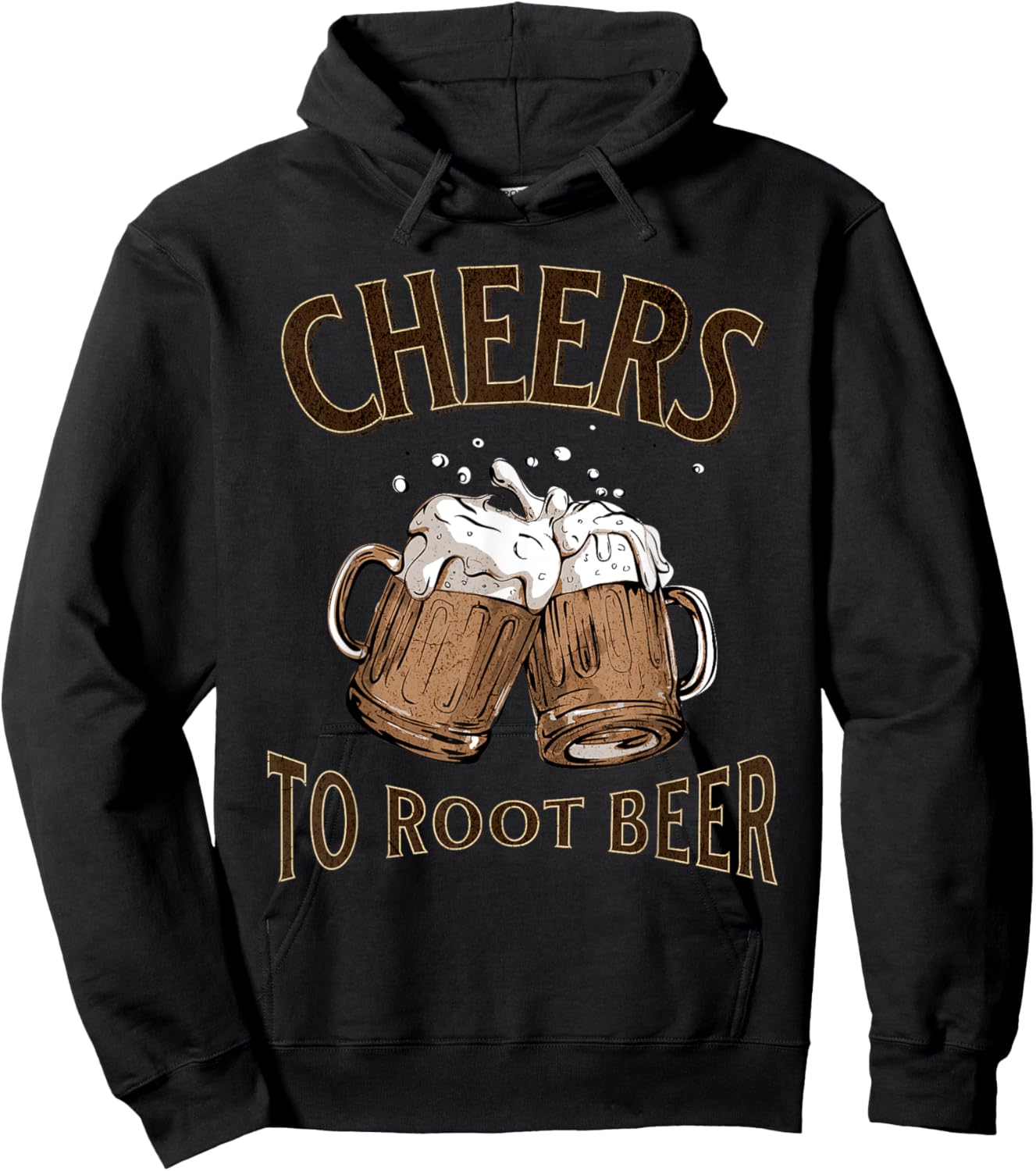 Cheers To Root Beer Hoodie - Hoodie | Black