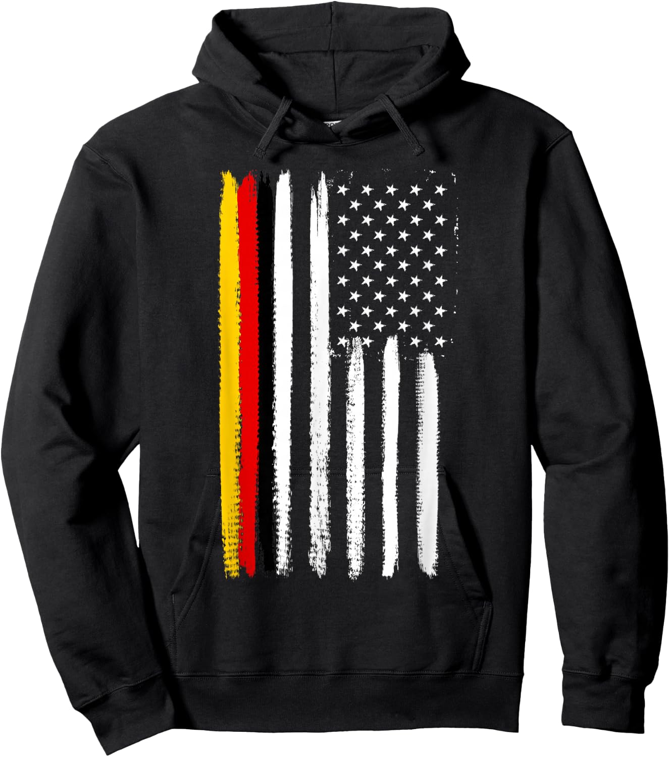 German American Flag Oktoberfest Women Men Hoodie - Hoodie | Black