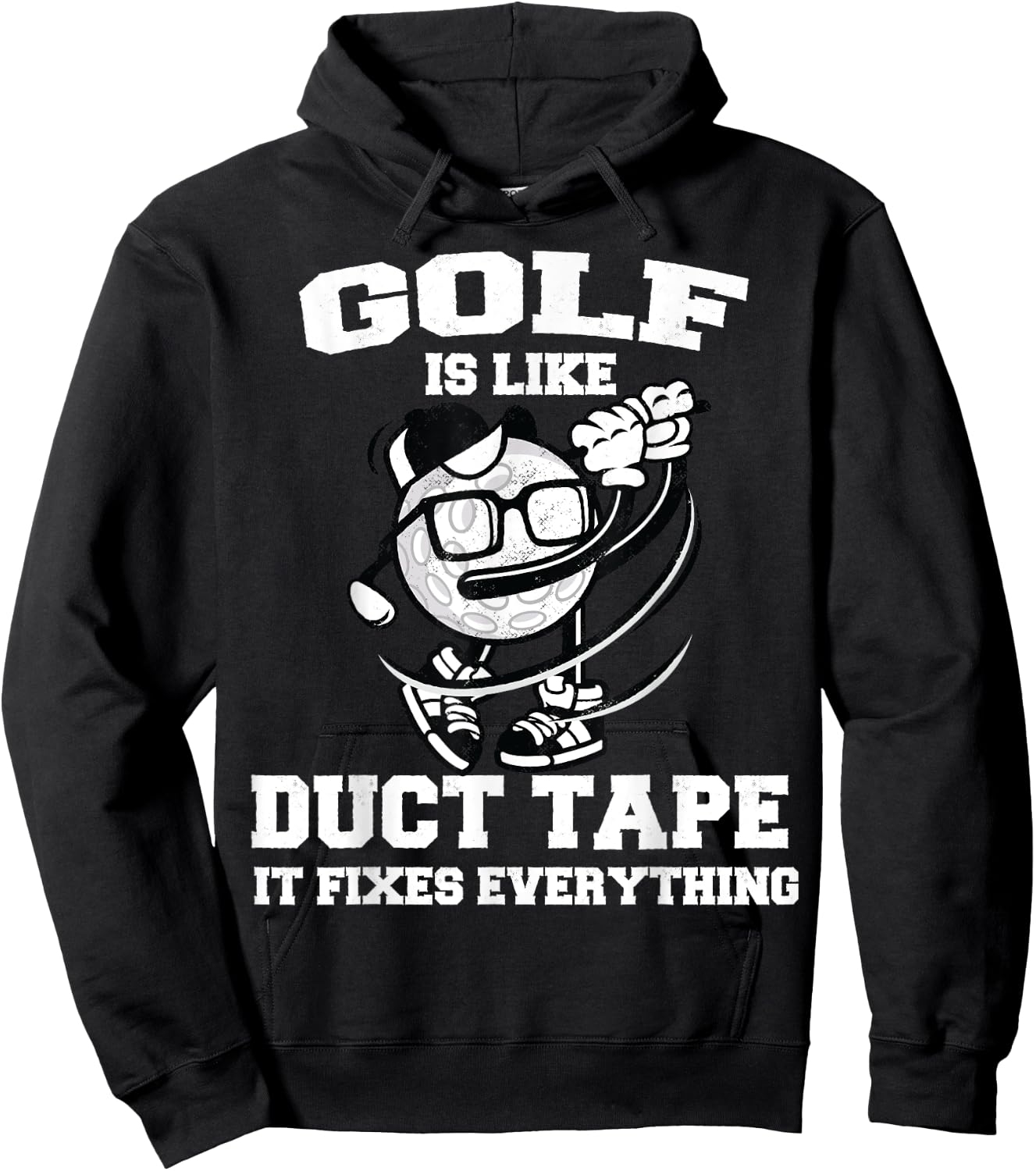 Funny Golfing Saying Shirt for Boys, Men and Kids Hoodie - Hoodie | Black