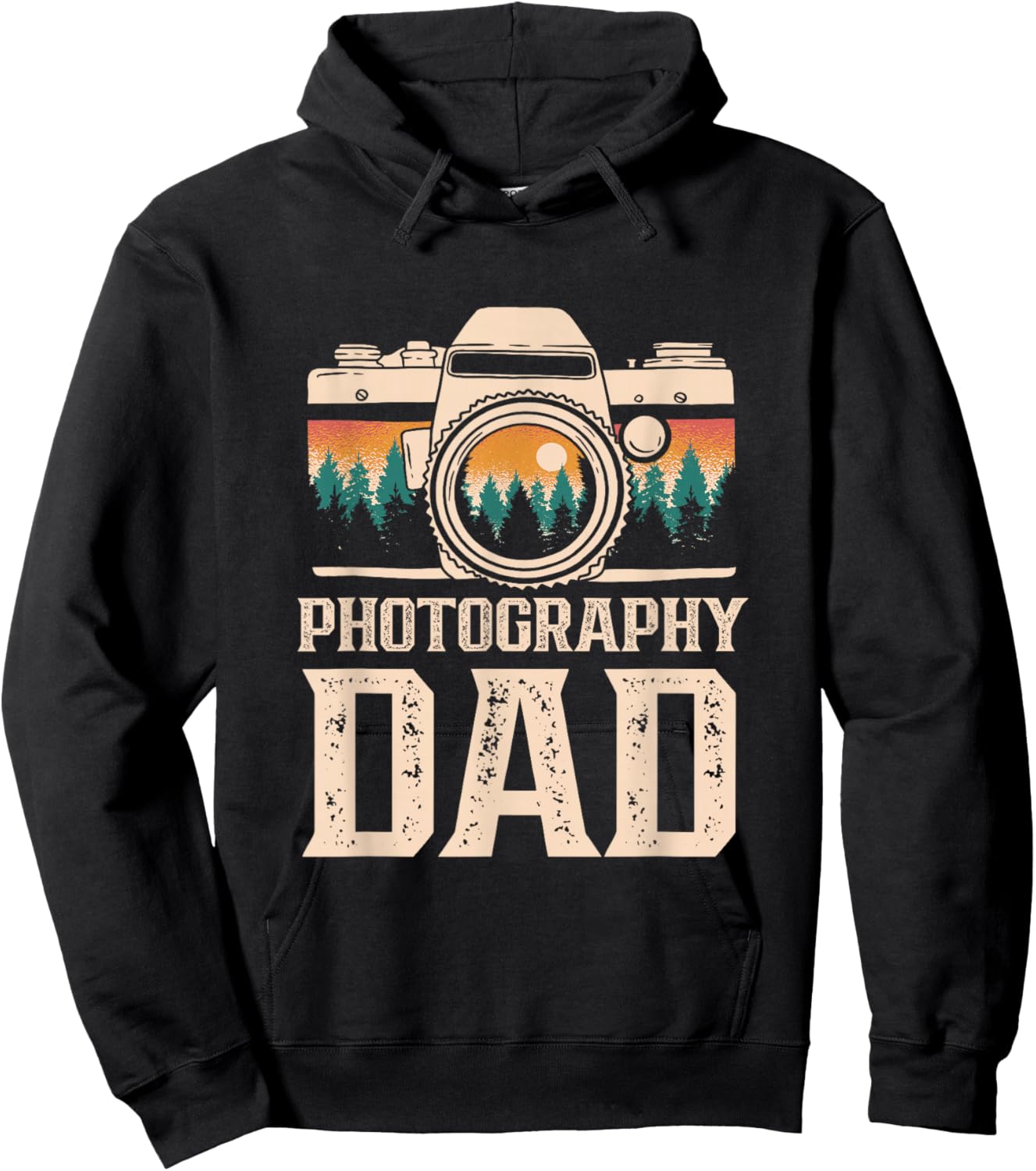 Photography Dad Camera Photographer Photographer Job Father Papi Hoodie - Hoodie | Black