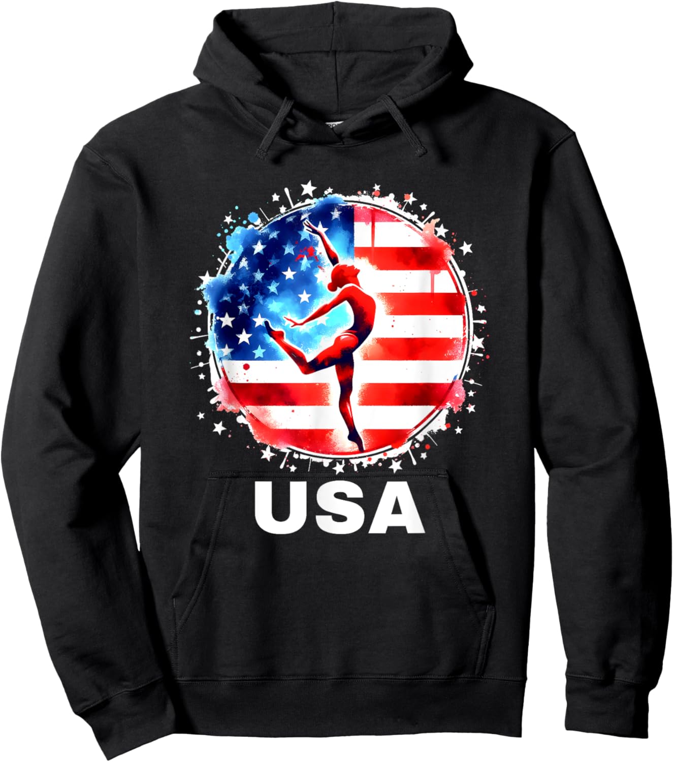 Gymnastics United States Team Apparel American Gymnastics Hoodie - Hoodie | Black