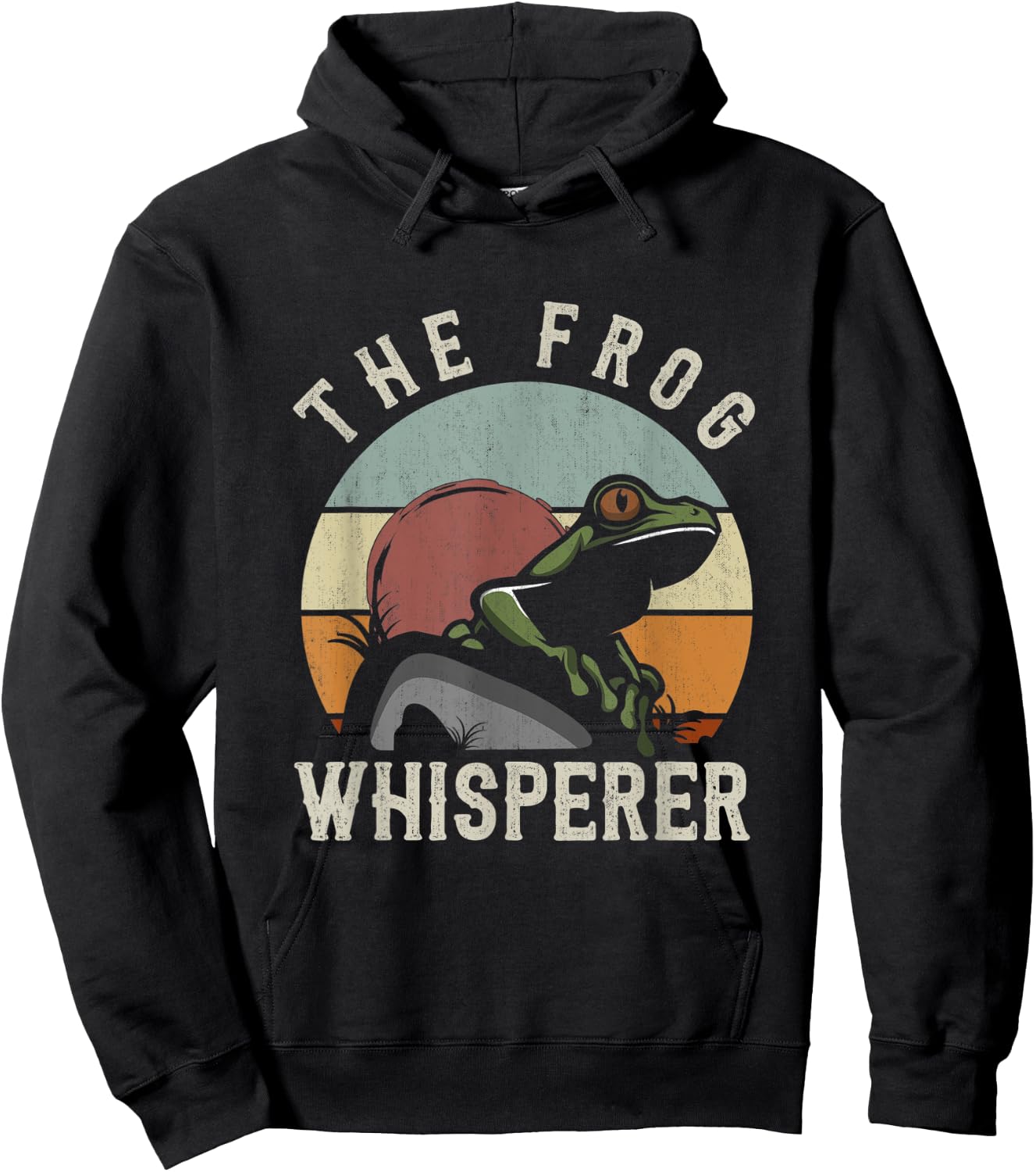 The Frog Whisperer Frog Hoodie - Hoodie | Black