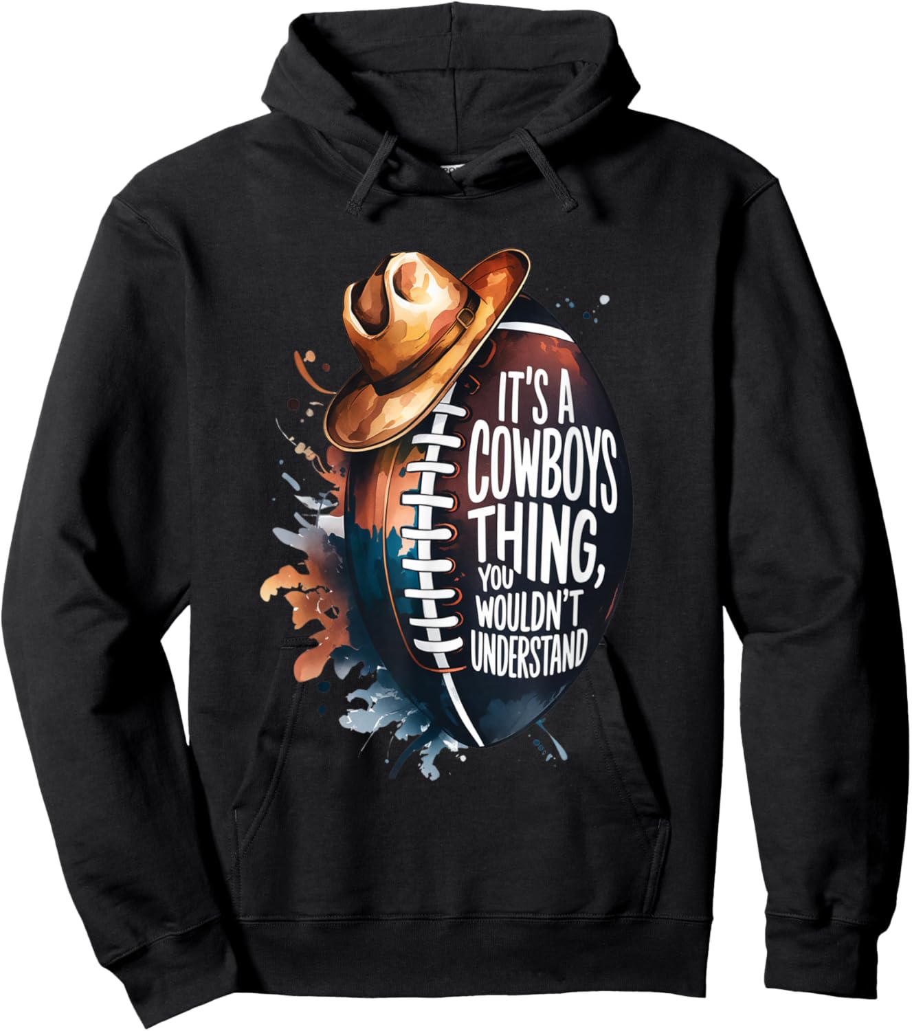 It's A Cowboy Thing You Wouldn't Understand Men Texas Pride Hoodie - Hoodie | Black