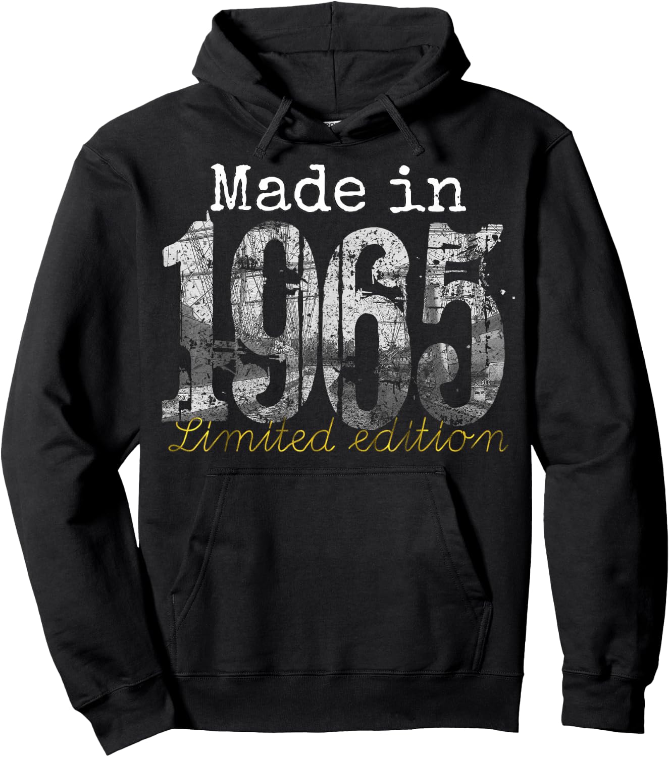Made in 1965 - 60 Year Old Shirt 1965 60th Birthday Gift Hoodie - Hoodie | Black