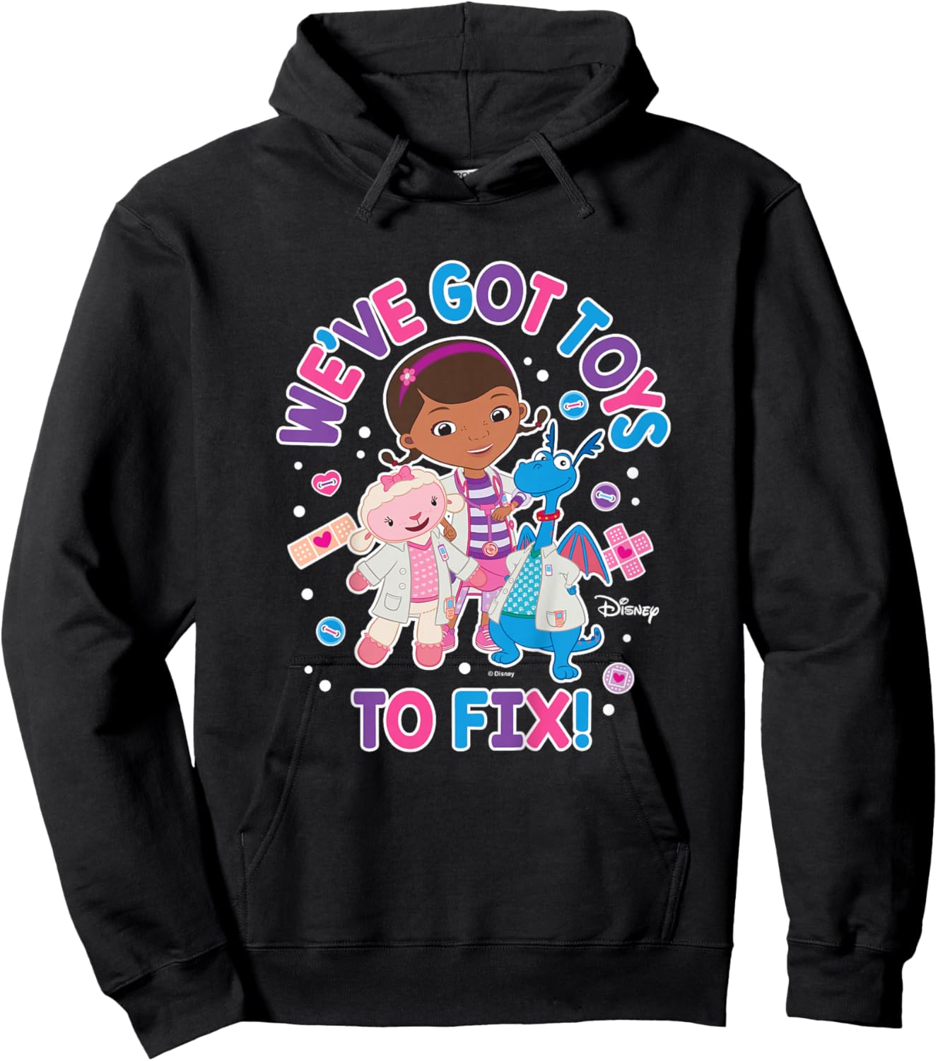 Kids Doc McStuffins -We've Got Toys To Fix Hoodie - Hoodie | Black