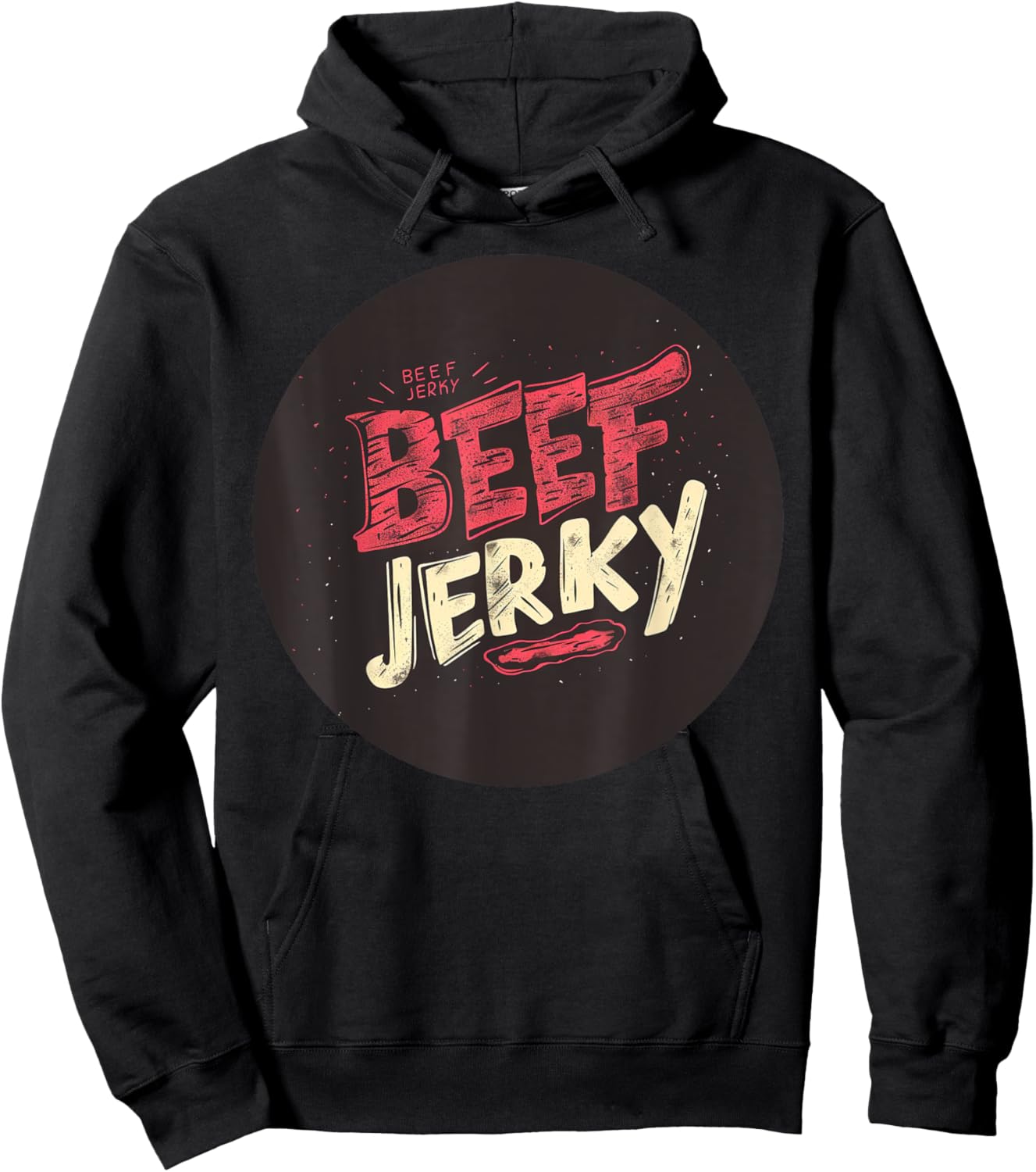 Nice Beef Jerky Stamp Costume for Meat Lovers Hoodie - Hoodie | Black
