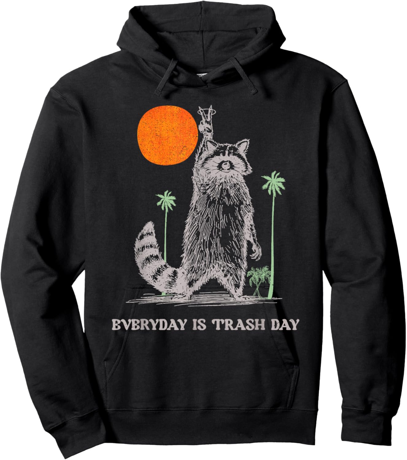 Everyday is Trash Day Hoodie - Hoodie | Black